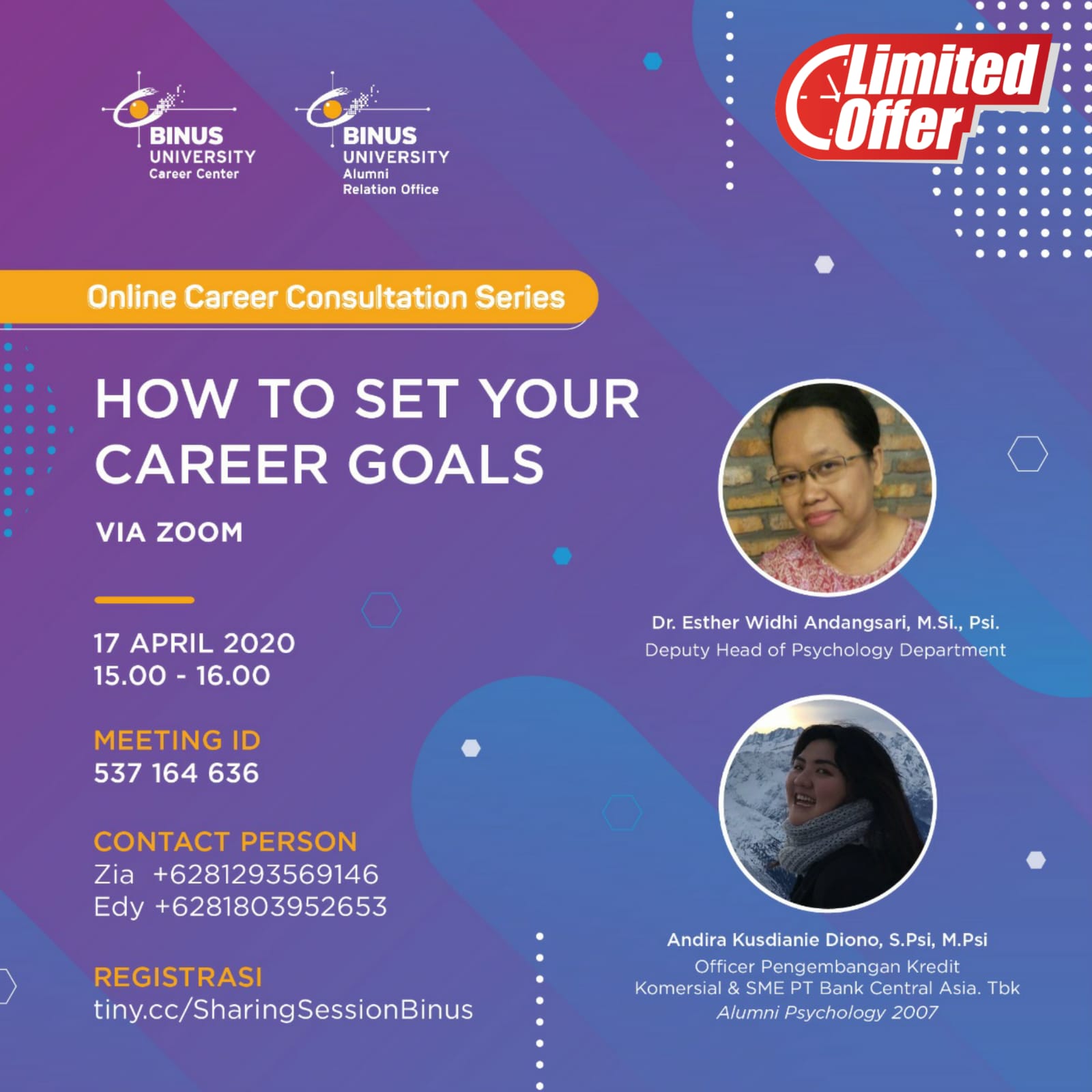 [Online Career Consultation Series] - How To Set Your Career Goals