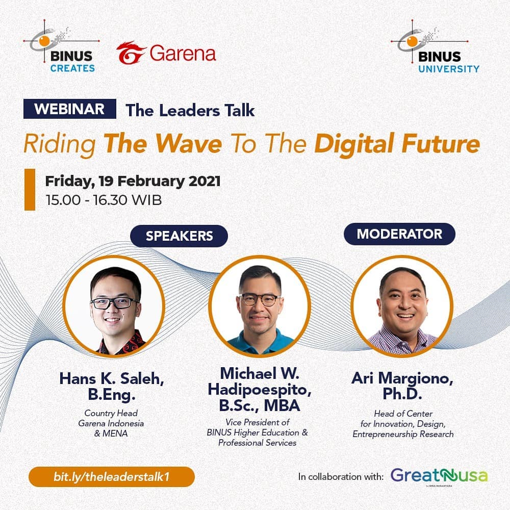 “The Leader’s Talk: Riding The Wave To The Digital Future”?