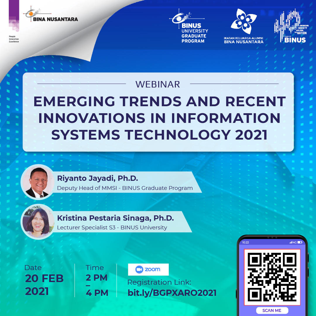 [Webinar] Emerging Trends and Recent Innovations in Information Systems Technology 2021