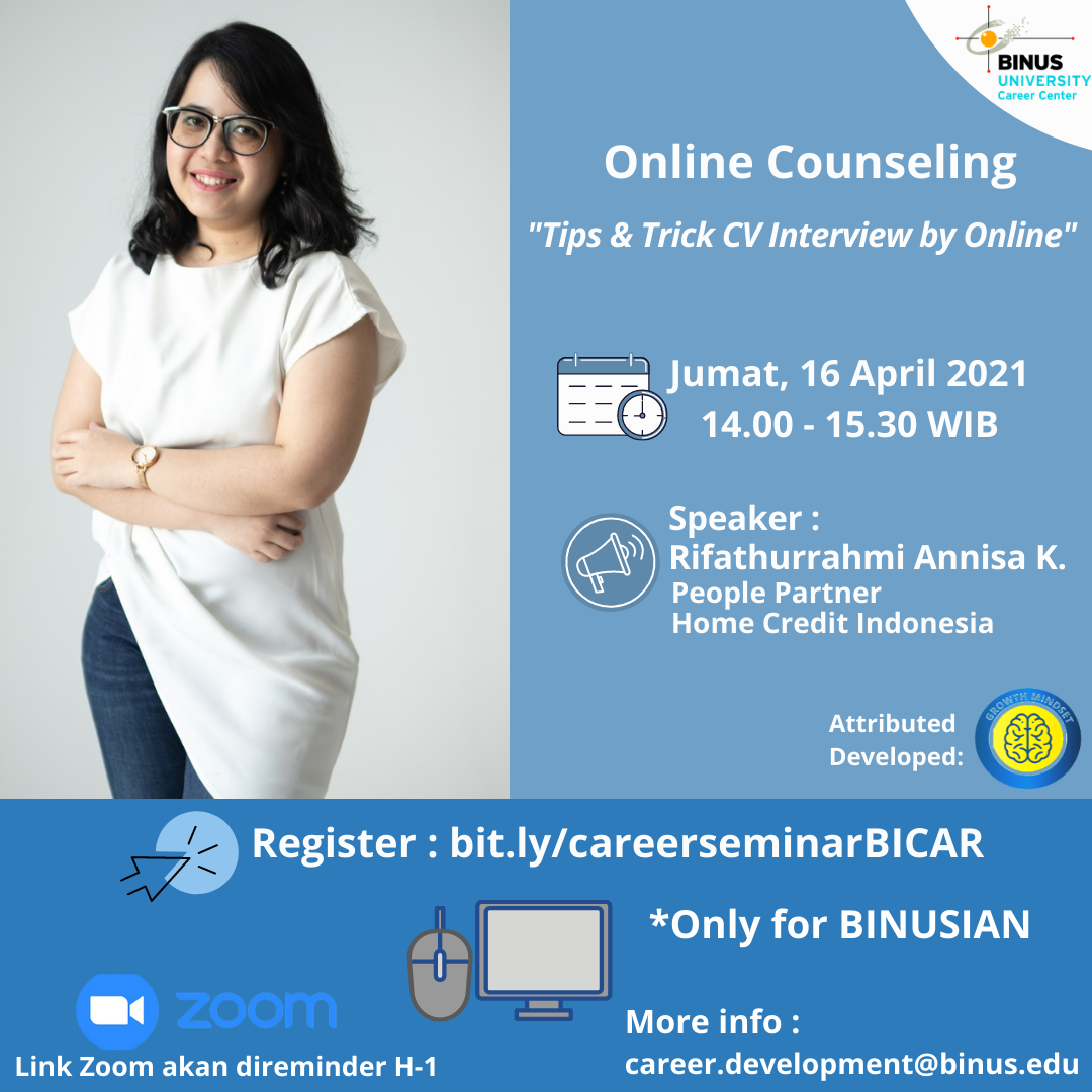 Online Konseling - Tips & Trick CV Interview by Online