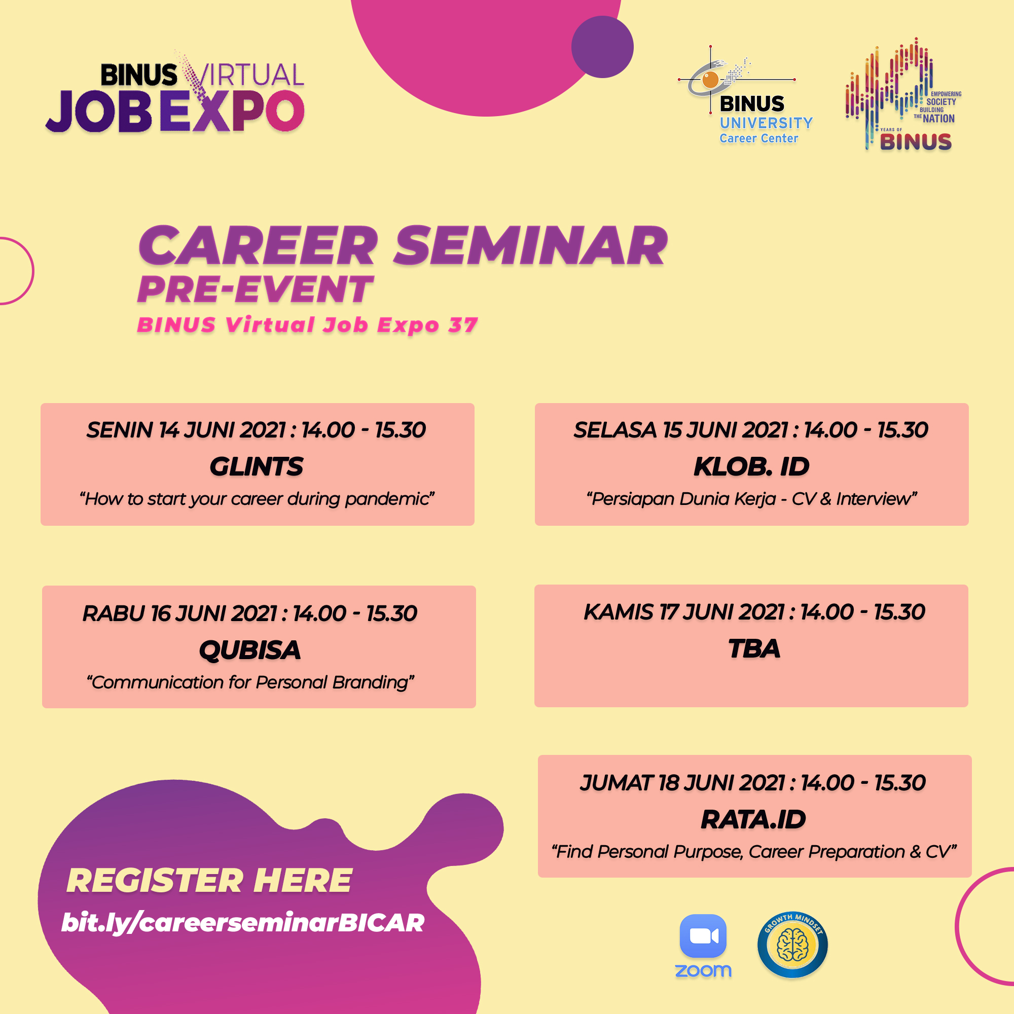 Pre-Event Career Seminar - Virtual Job Expo 37