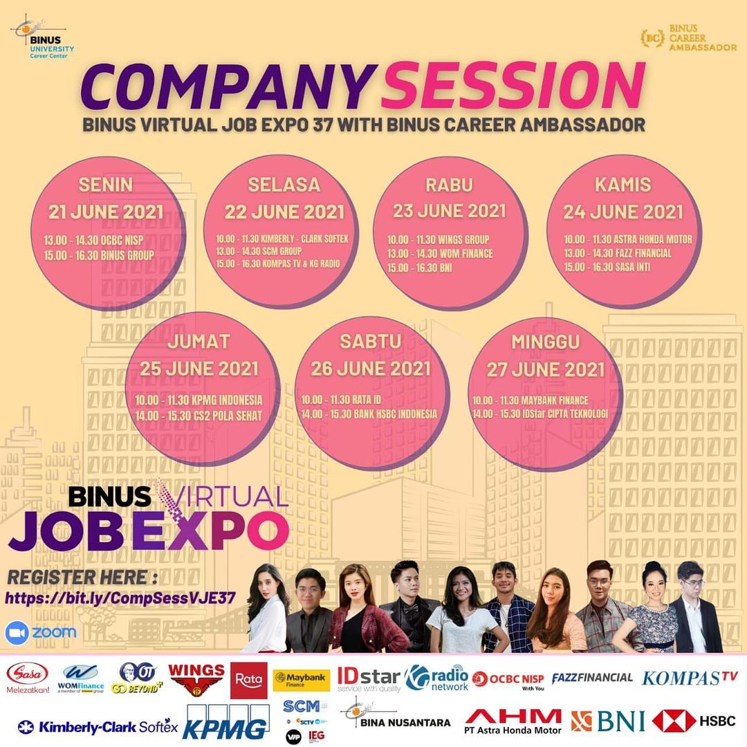 Company Session BINUS Virtual Job Expo 37