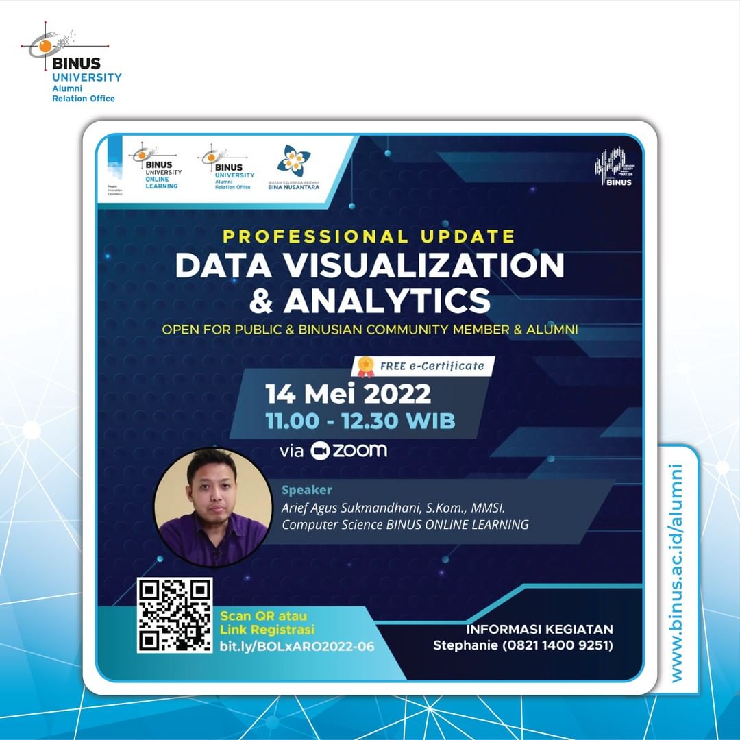 Professional Update : “Data visualization & analytics”