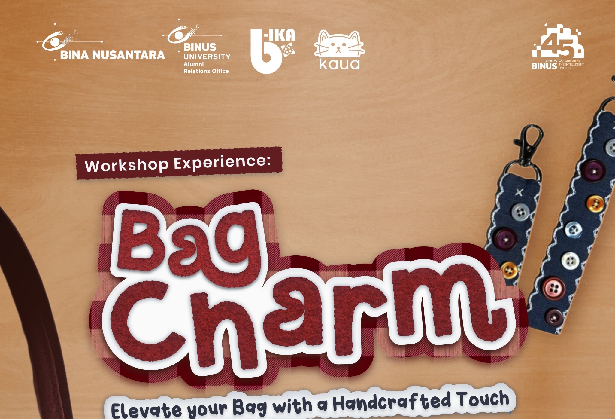 Workshop Experience: Bag Charm