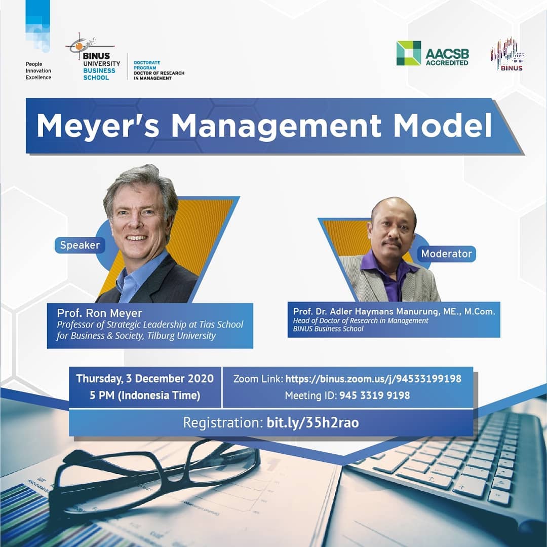 Webinar - “Meyer’s Management Model”