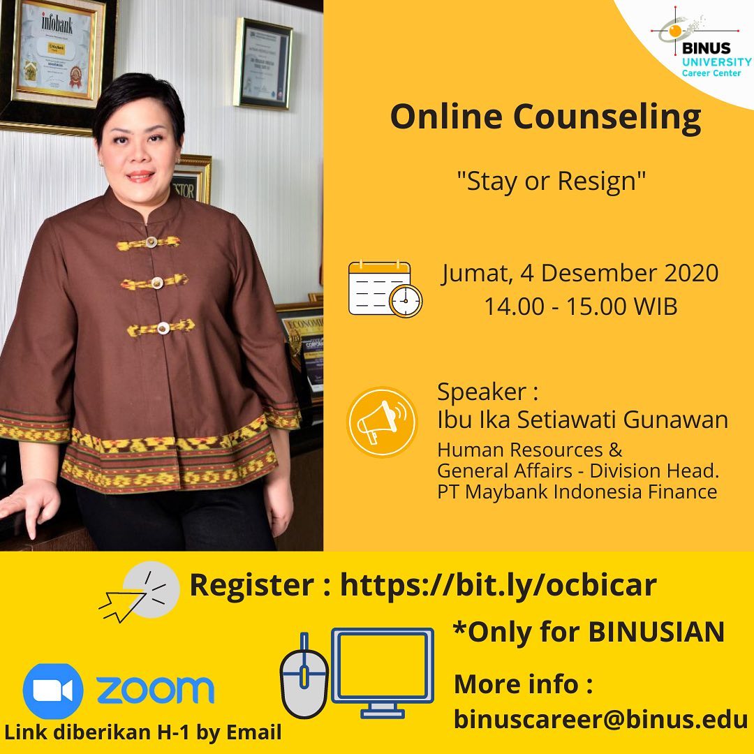 Online Counseling - Stay or Resign