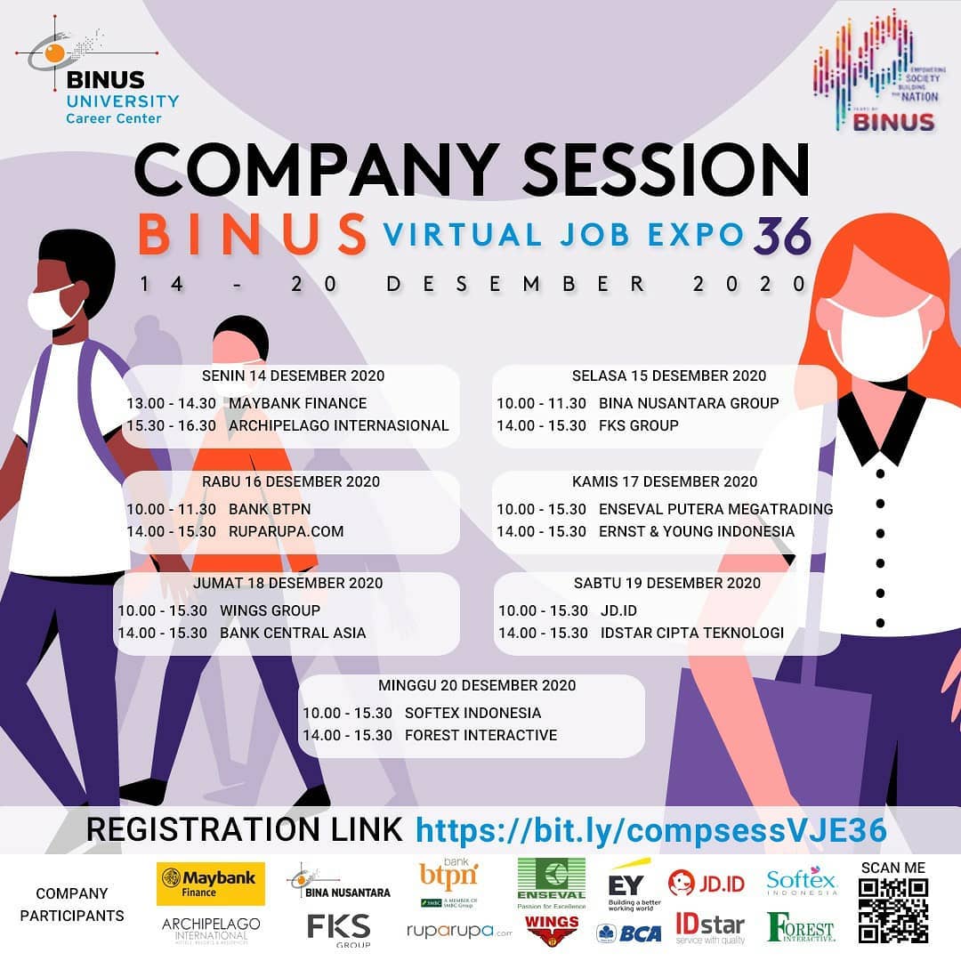 BINUS VIRTUAL JOB EXPO 36 - Company Session