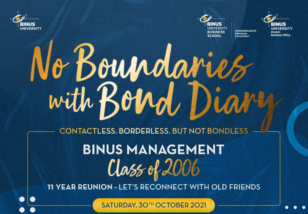 Alumni Gathering Manajemen 2006 | Let's Reconnect With Old Friends. Contactless, Borderless, but Not