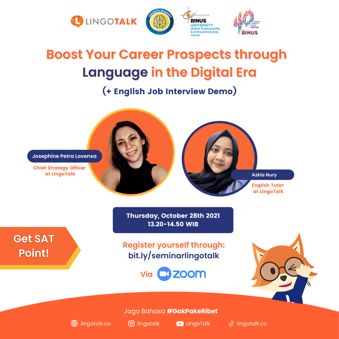 Boost Your Career Prospects Through Language in the Digital Era
