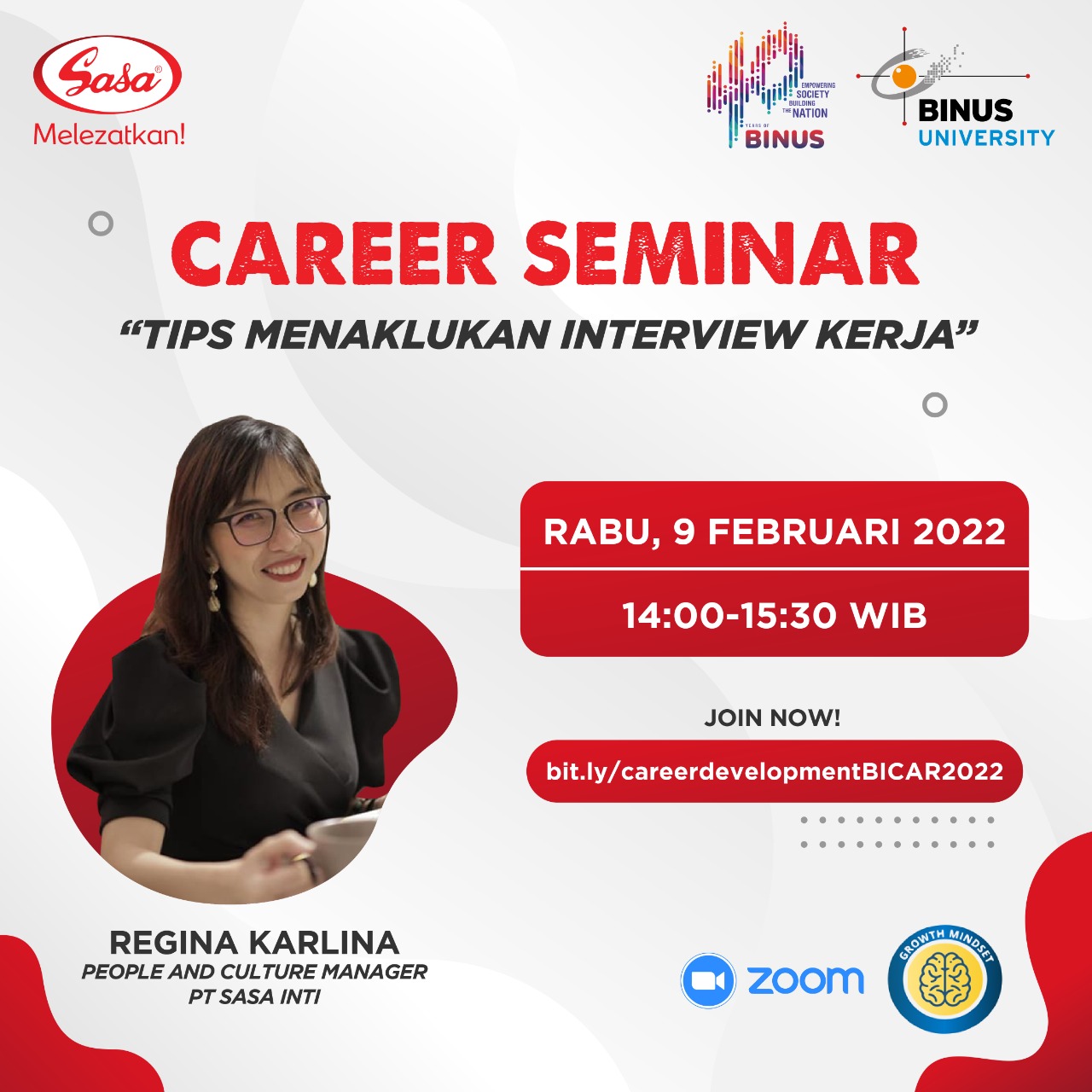 Seminar Karir - Tips Menaklukkan Interview Kerja - PT. Sasa Inti