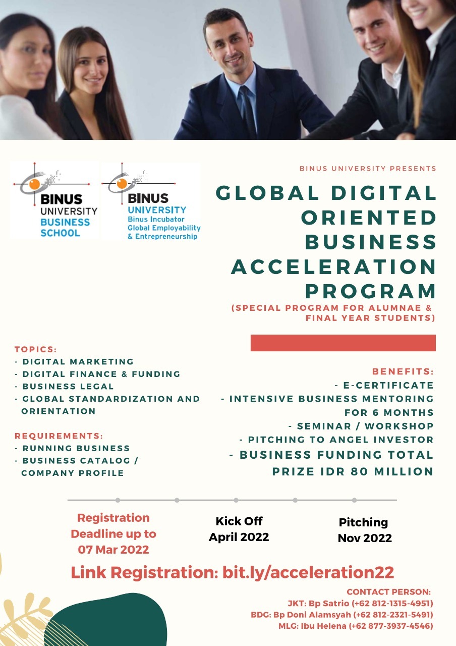 [Special Program for Alumnae] - Global Digital Oriented Business Acceleration Program  