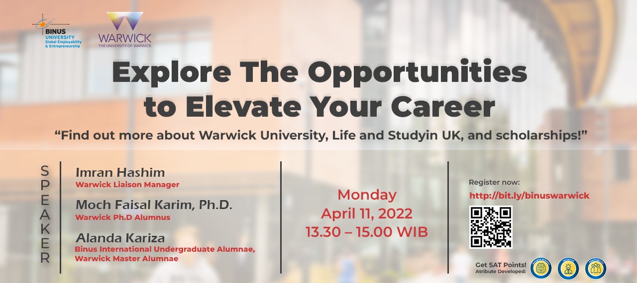 [Further Study] - Explore The Oppotunities to Elevate Your Career