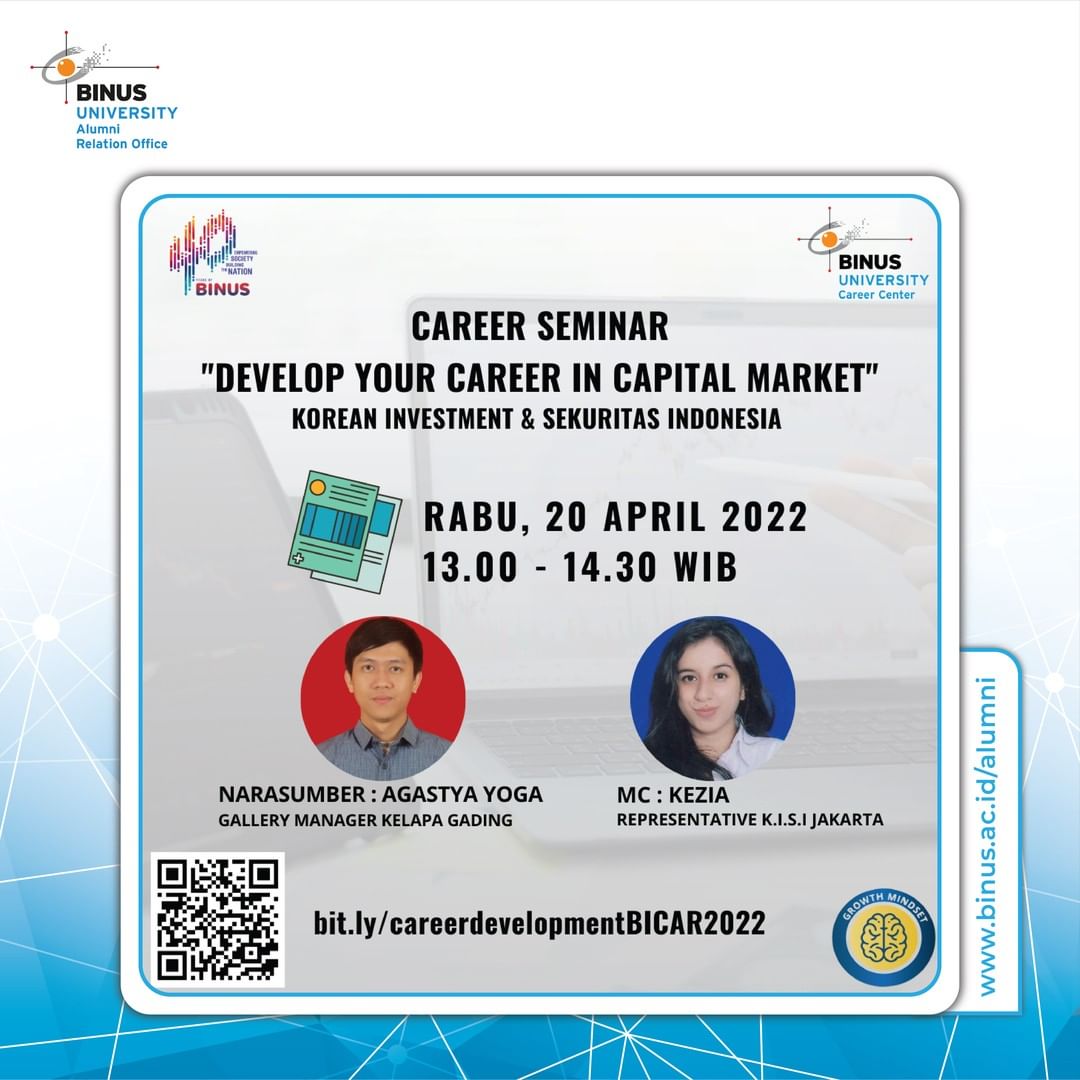 Seminar Career : Develop Your Career In Capital Market