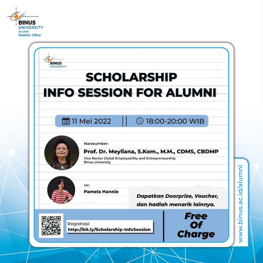 SCHOLARSHIP INFO SESSION FOR ALUMNI