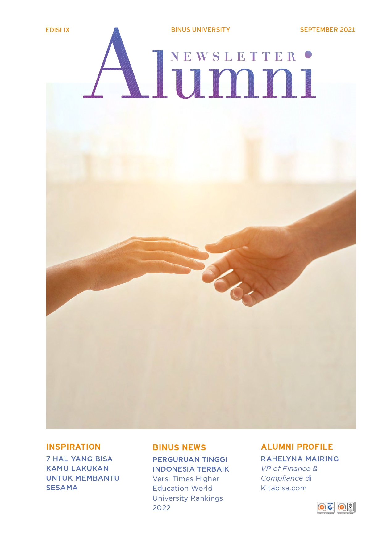 [NEWSLETTER] - Edisi IX - September 2021