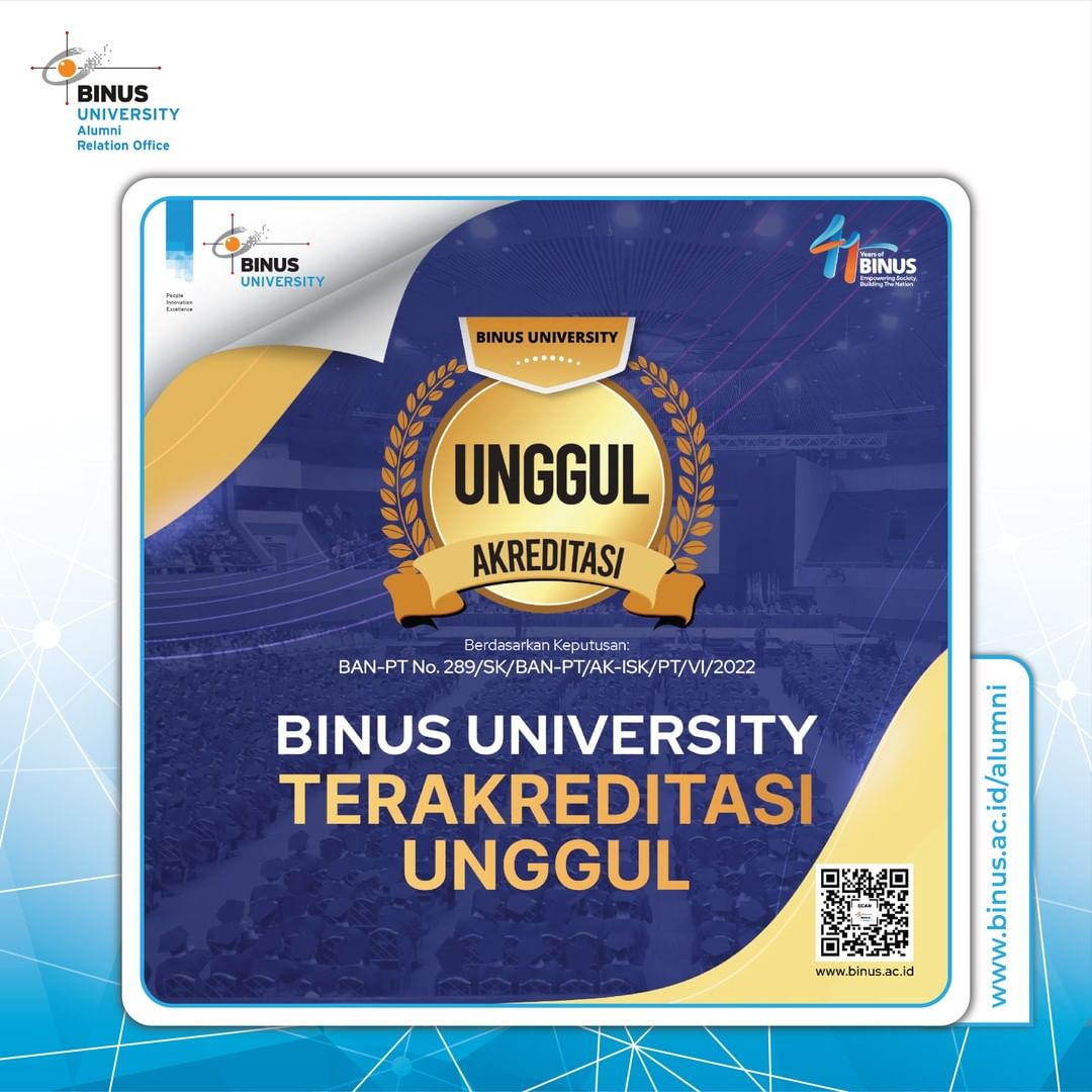 BINUS UNIVERSITY resmi mendapat akreditasi Unggul