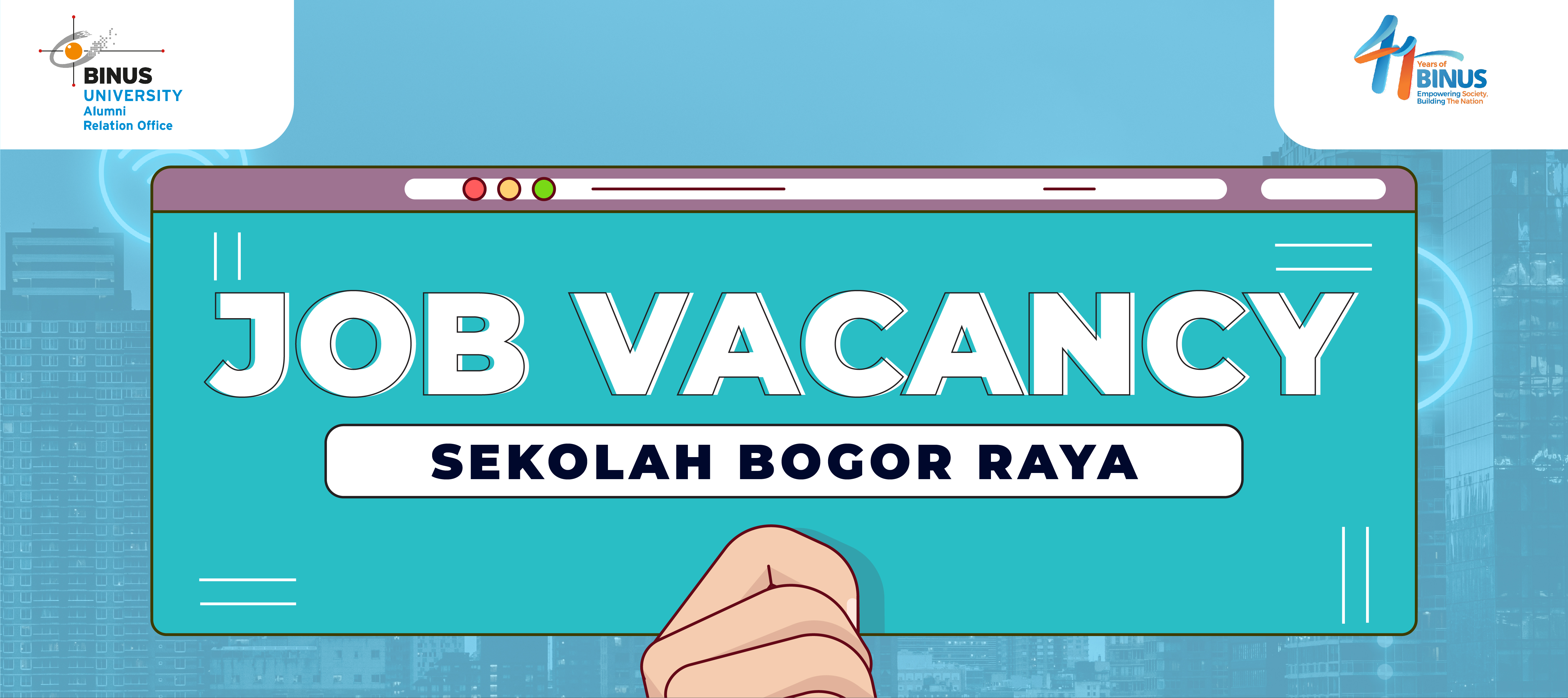 [JOB VACANCY] - Sekolah Bogor Raya