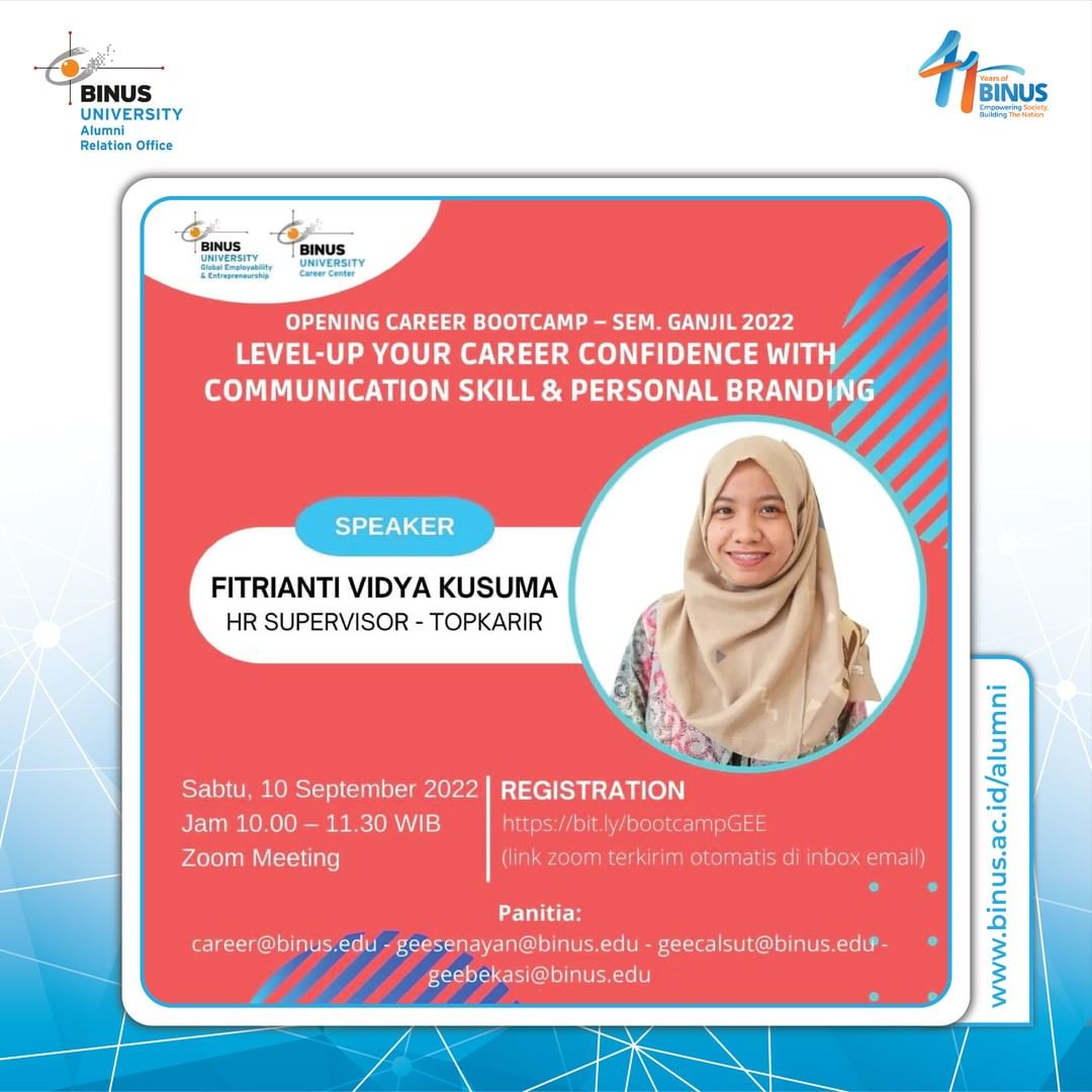 SEMINAR KELAS BESAR - CAREER BOOTCAMP SEM. GANJIL 2022