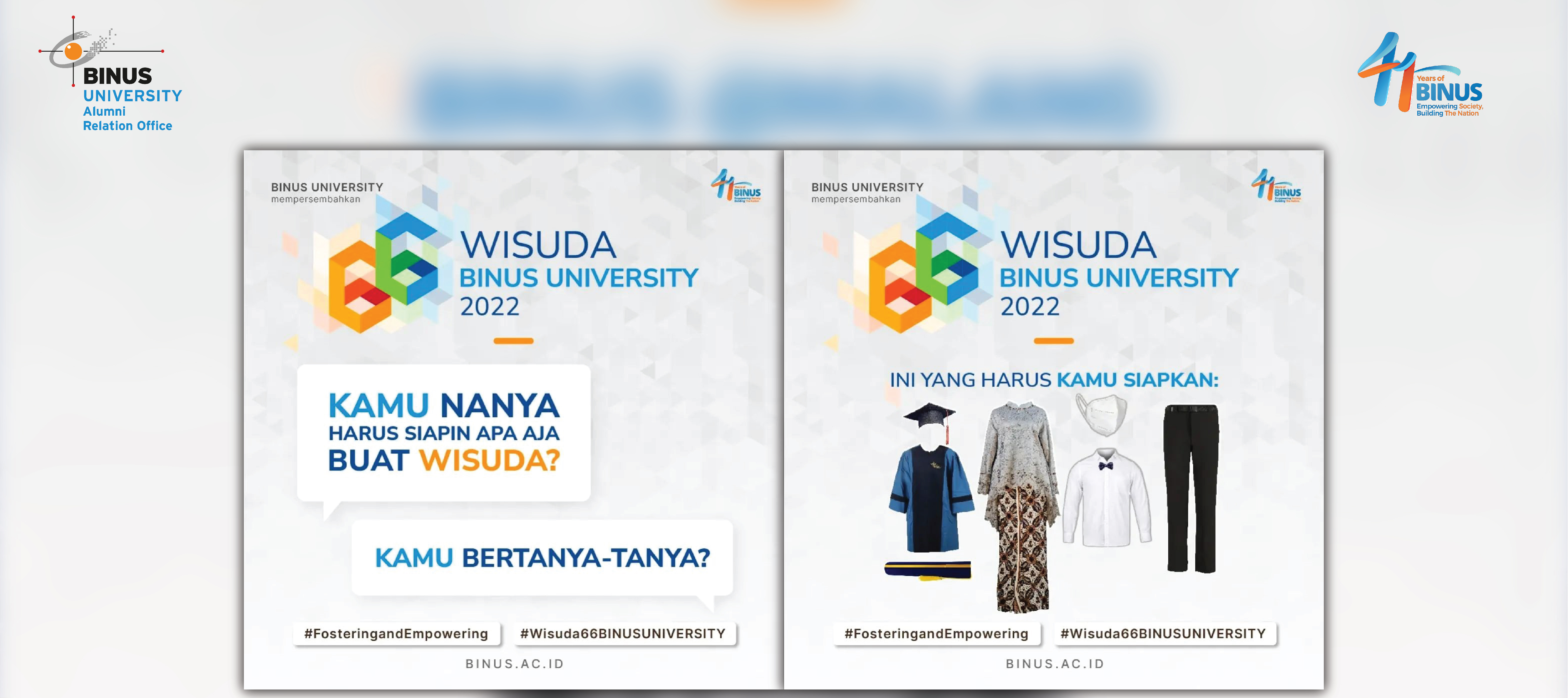 Wisuda 66 BINUS UNIVERSITY 