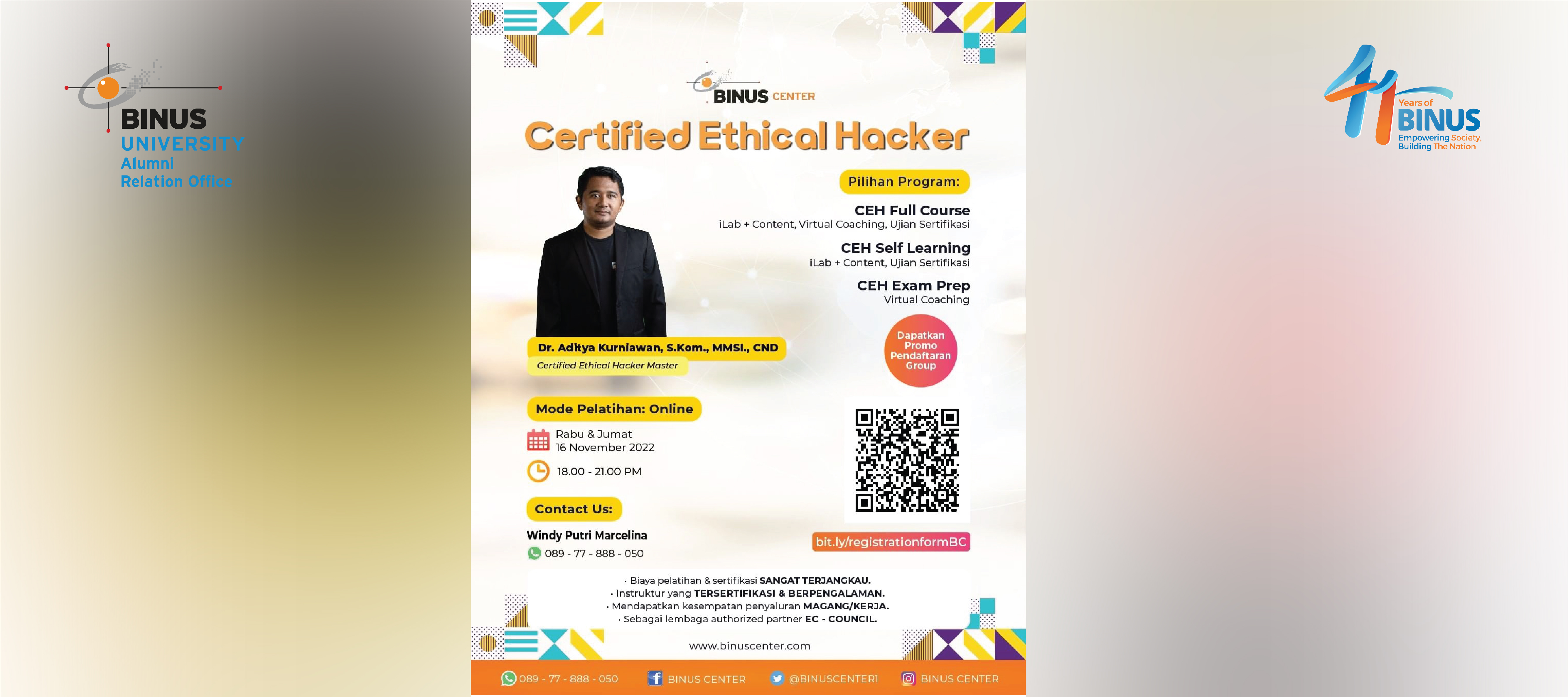 CERTIFIED ETHICAL HACKER COURSE