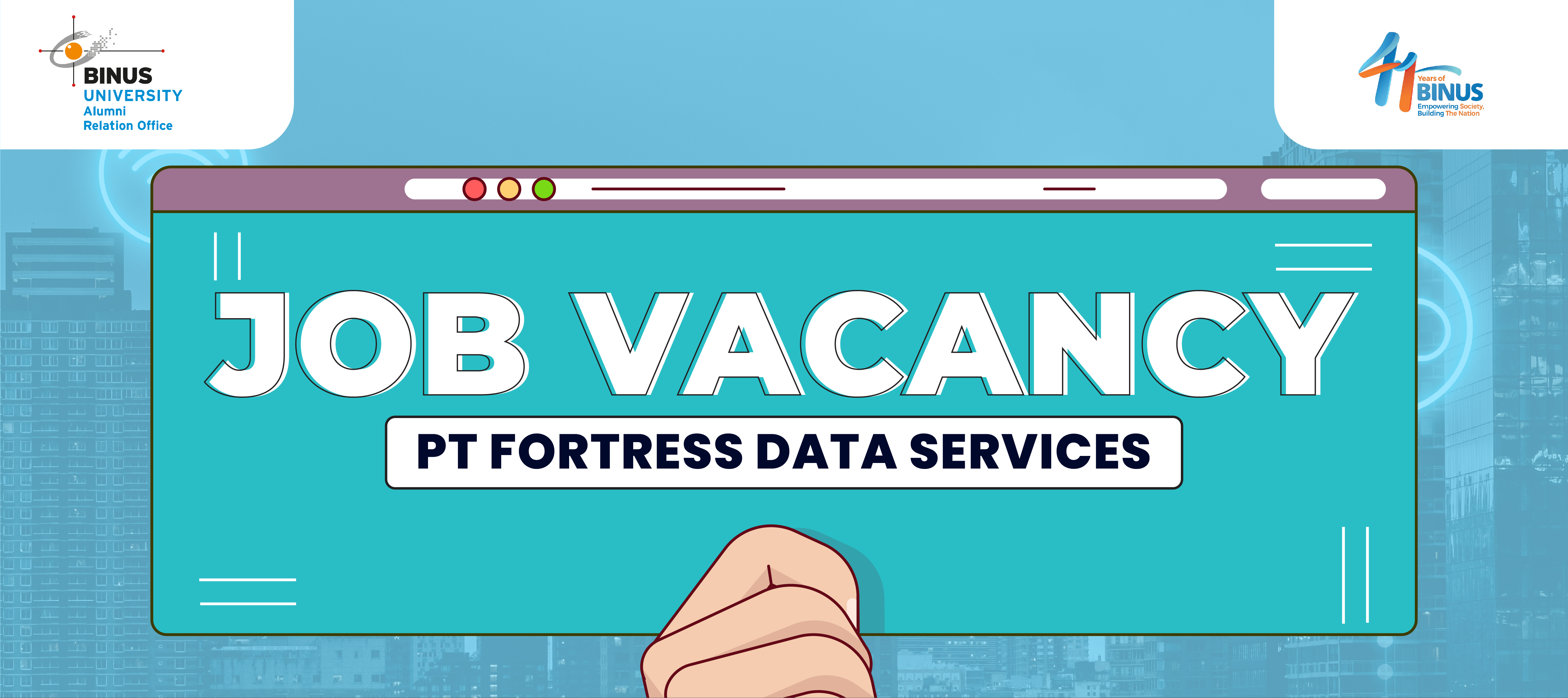 [JOB VACANCY] - PT Fortress Data Services