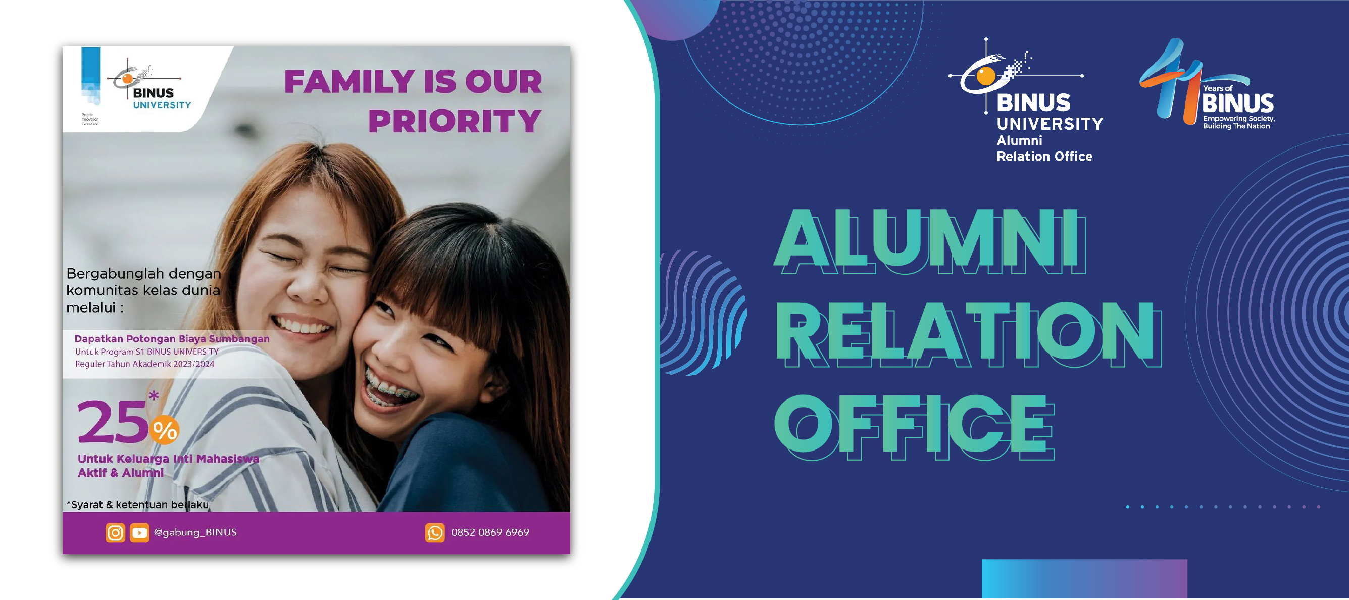 BINUSIAN Community Scholarship - Apresiasi untuk Keluarga BINUSIAN