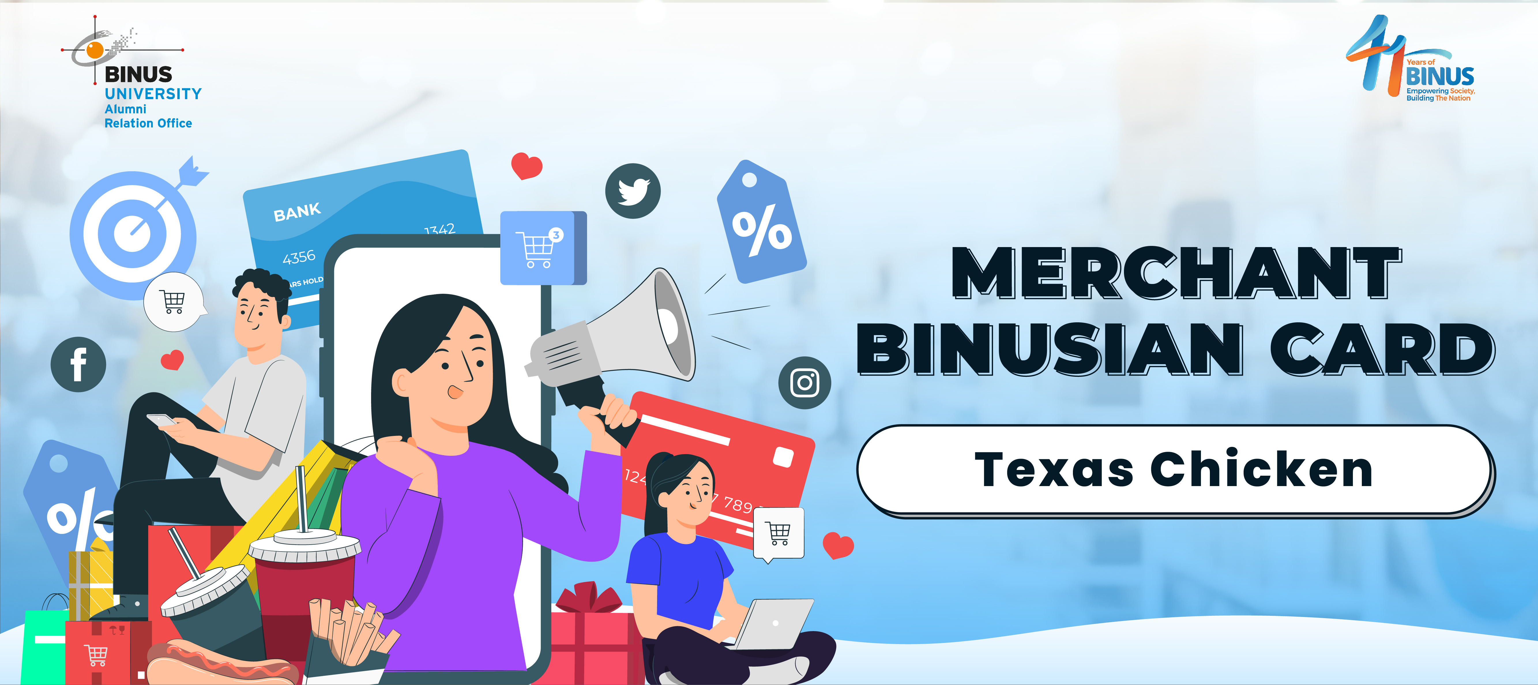 [MERCHANT] BINUS X Texas Chicken