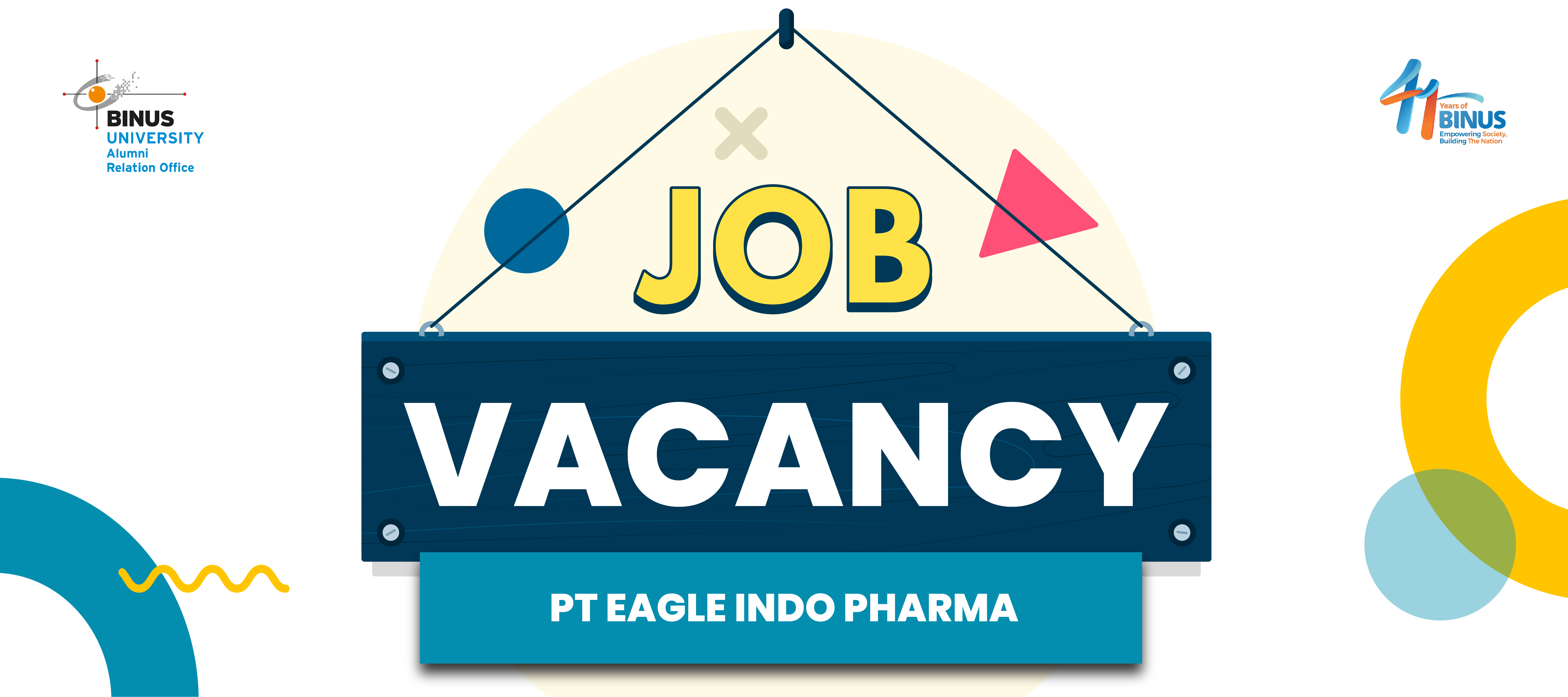 [JOB VACANCY] - PT Eagle Indo Pharma