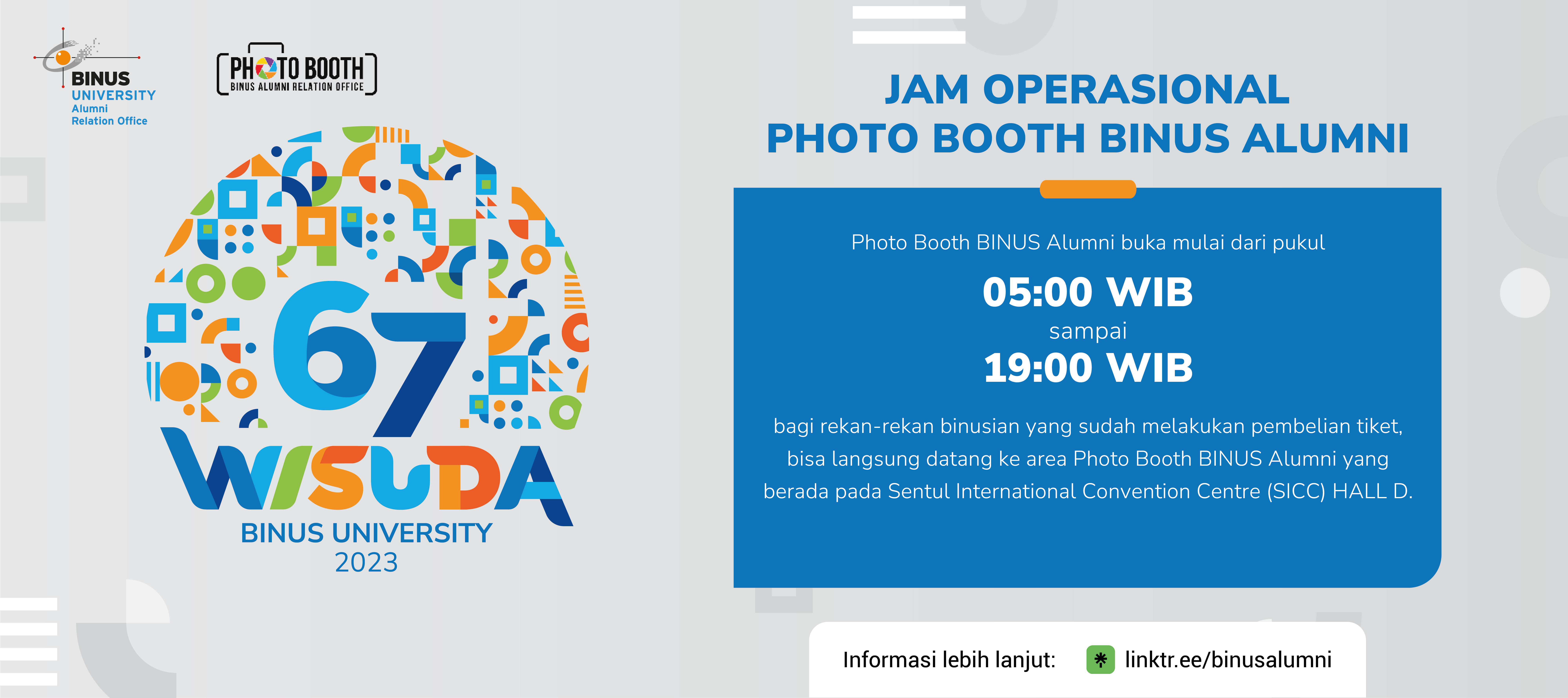 Selamat datang di Photo Booth BINUS Alumni!