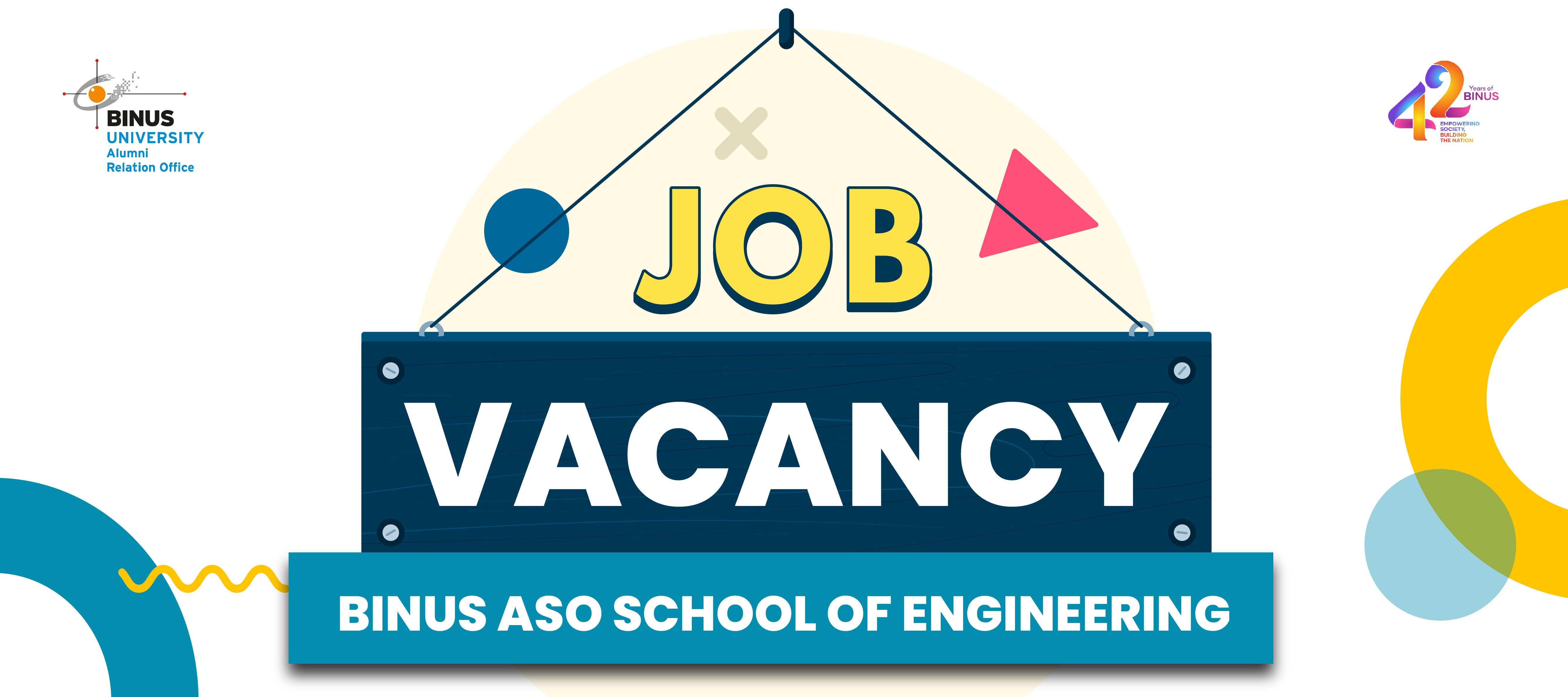 [JOB VACANCY] - BINUS ASO School of Engineering