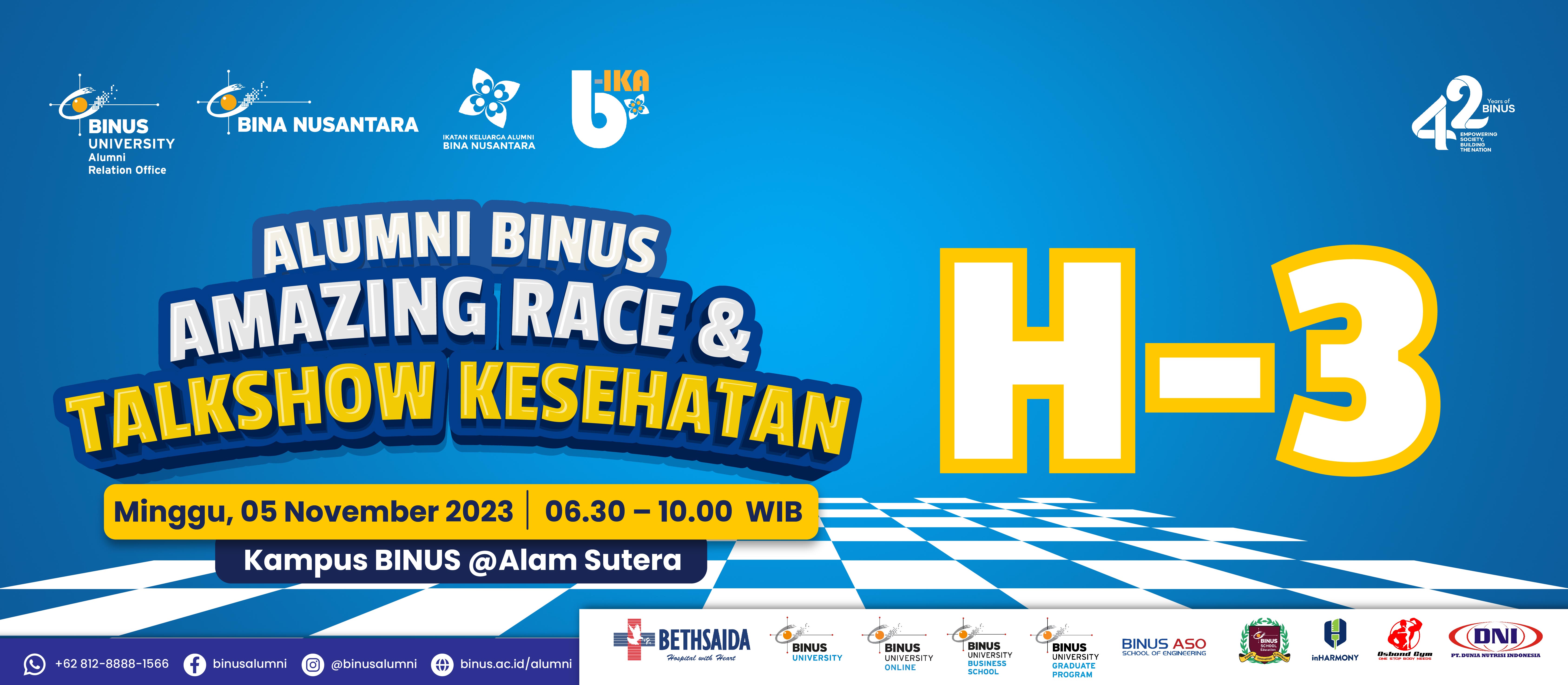 3 hari lagi menuju keseruan dari acara 