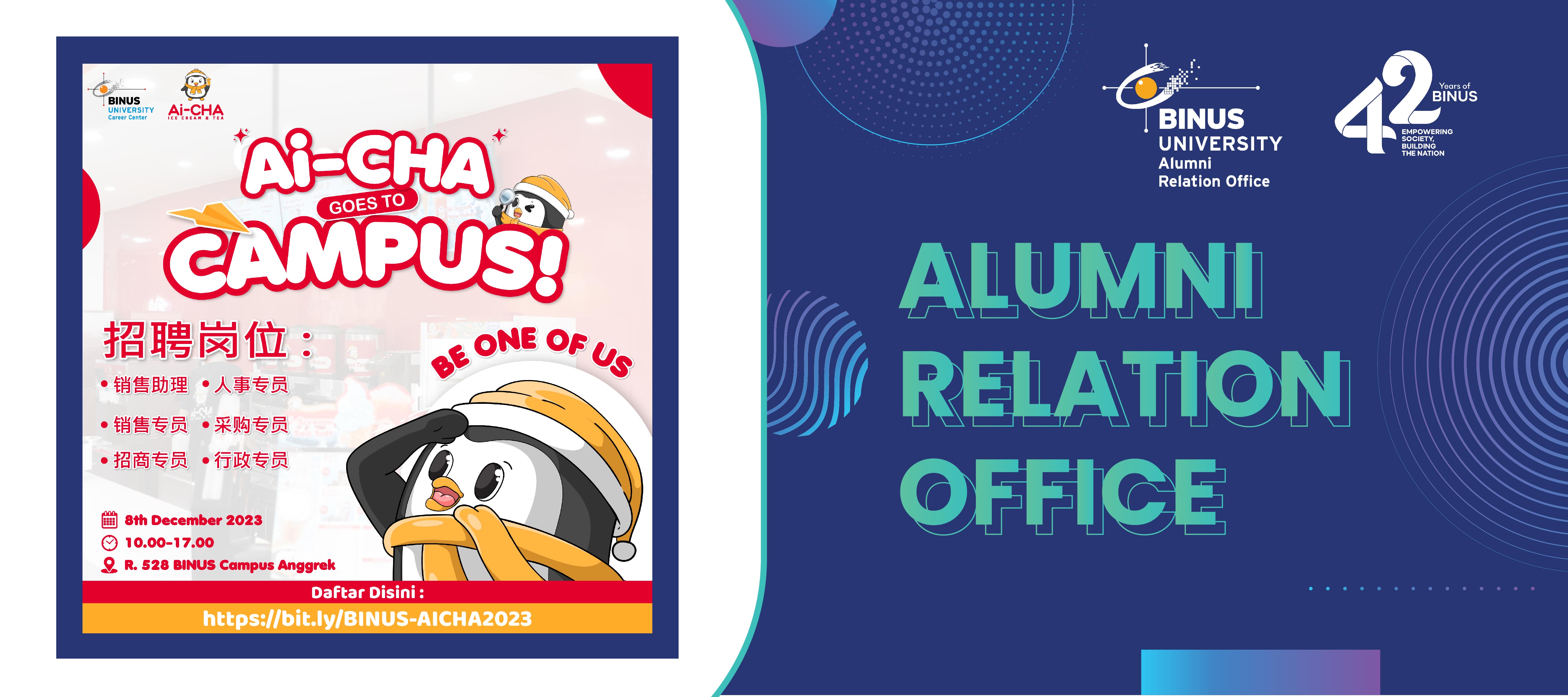 Ai-Cha Goes to Campus BINUS University