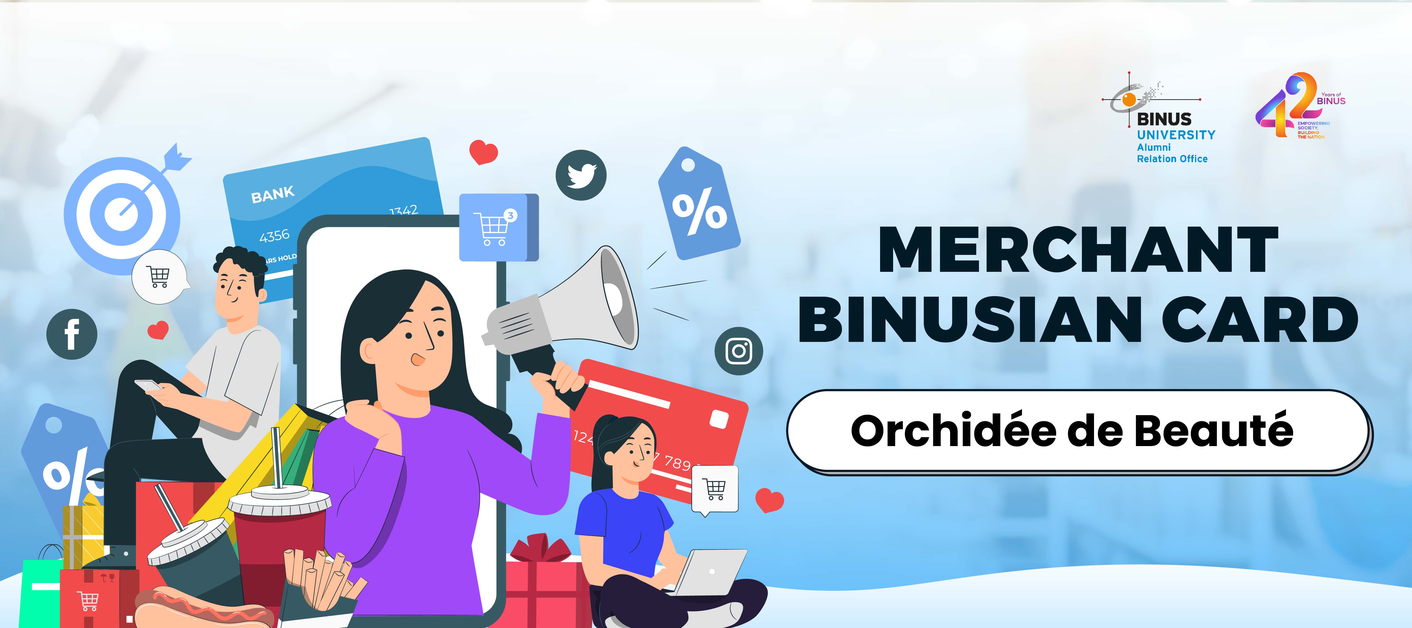 Merchant BINUS X Orchidée de beauté