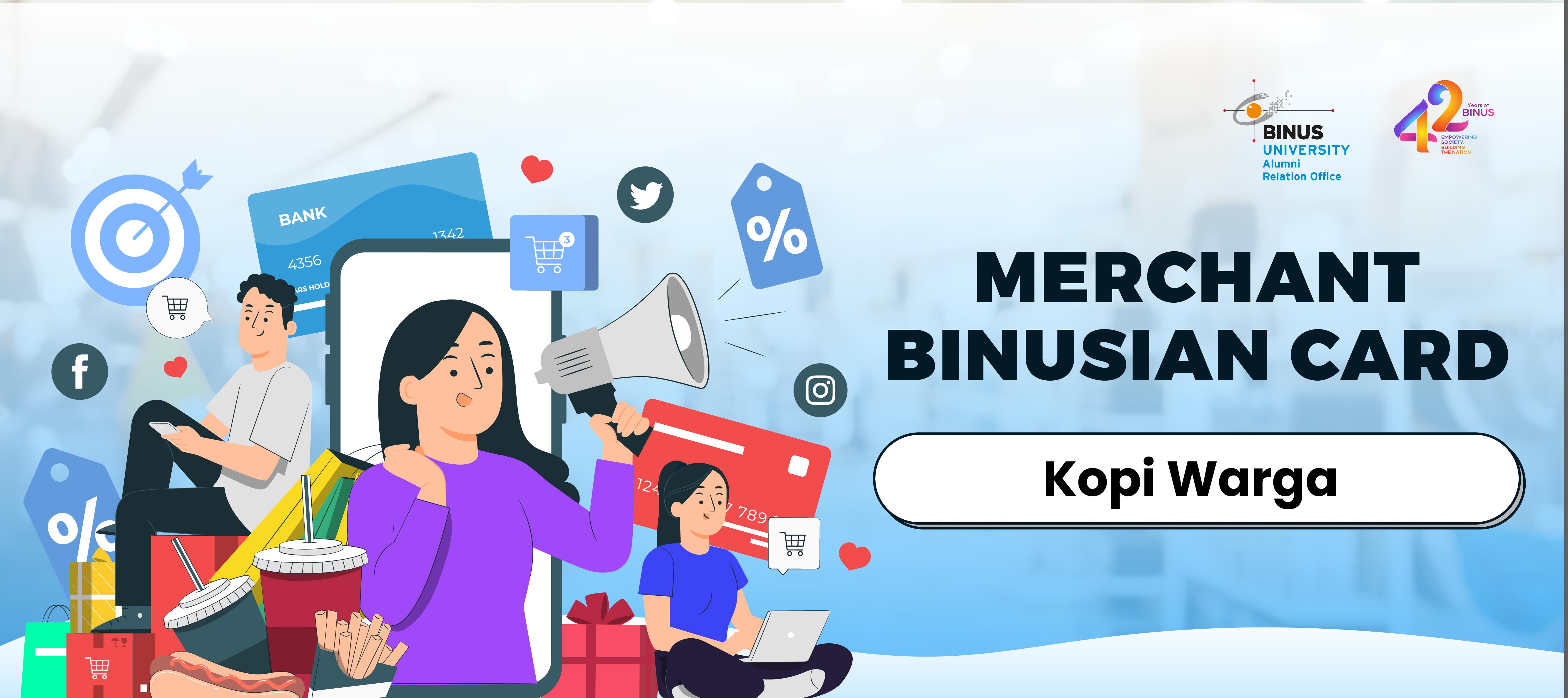 Merchant BINUS X Kopi Warga