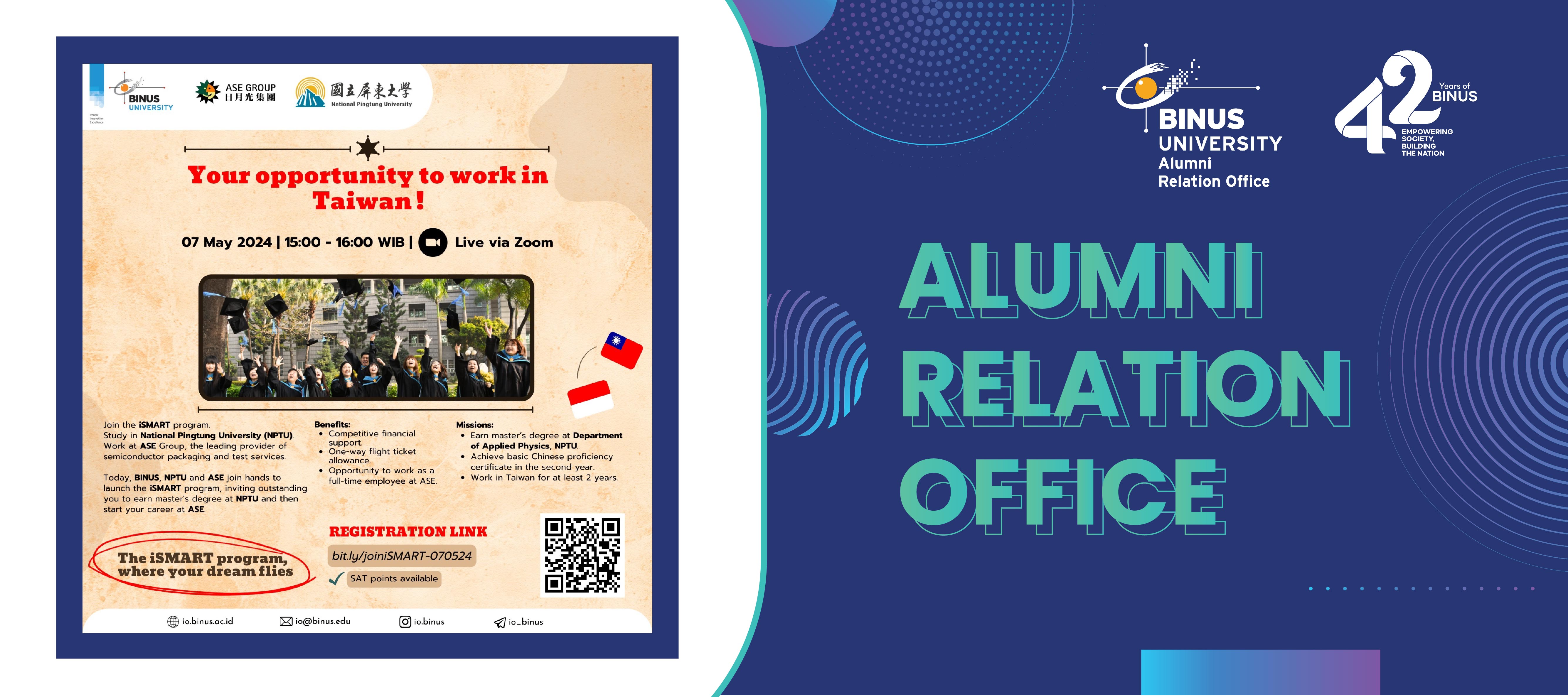 Your opportunity to work in Taiwan