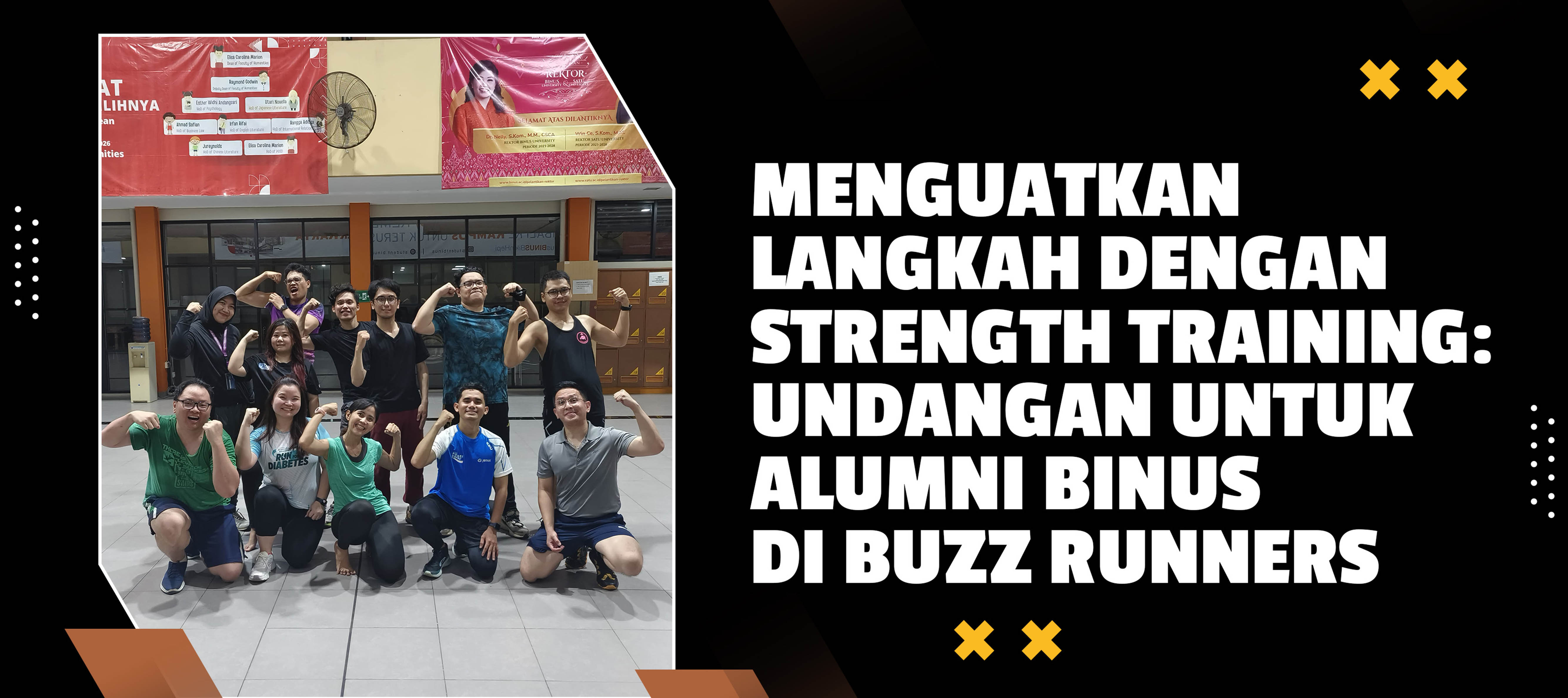 Menguatkan Langkah dengan Strength Training: Undangan untuk Alumni BINUS di BUZZ RUNNERS