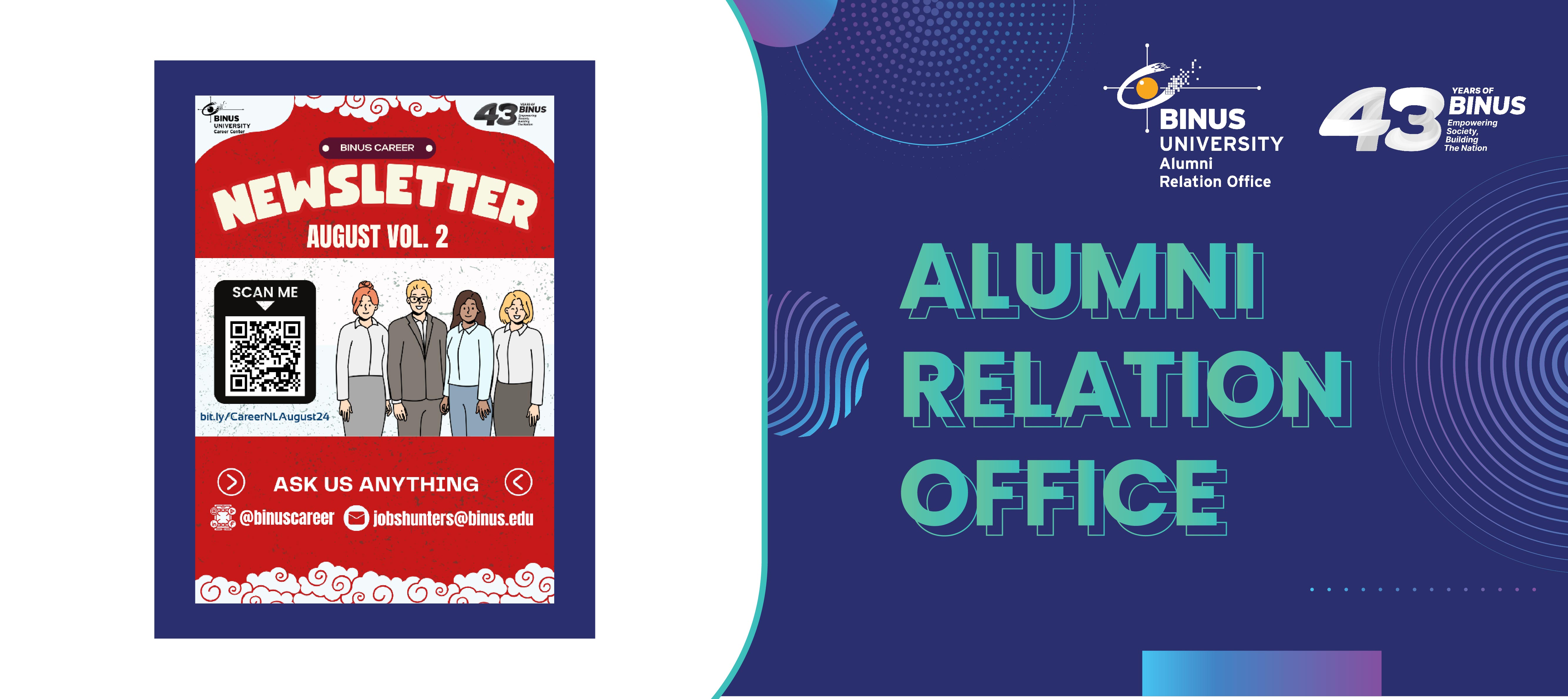 BINUS CAREER NEWSLETTER – Agustus Vol. 2