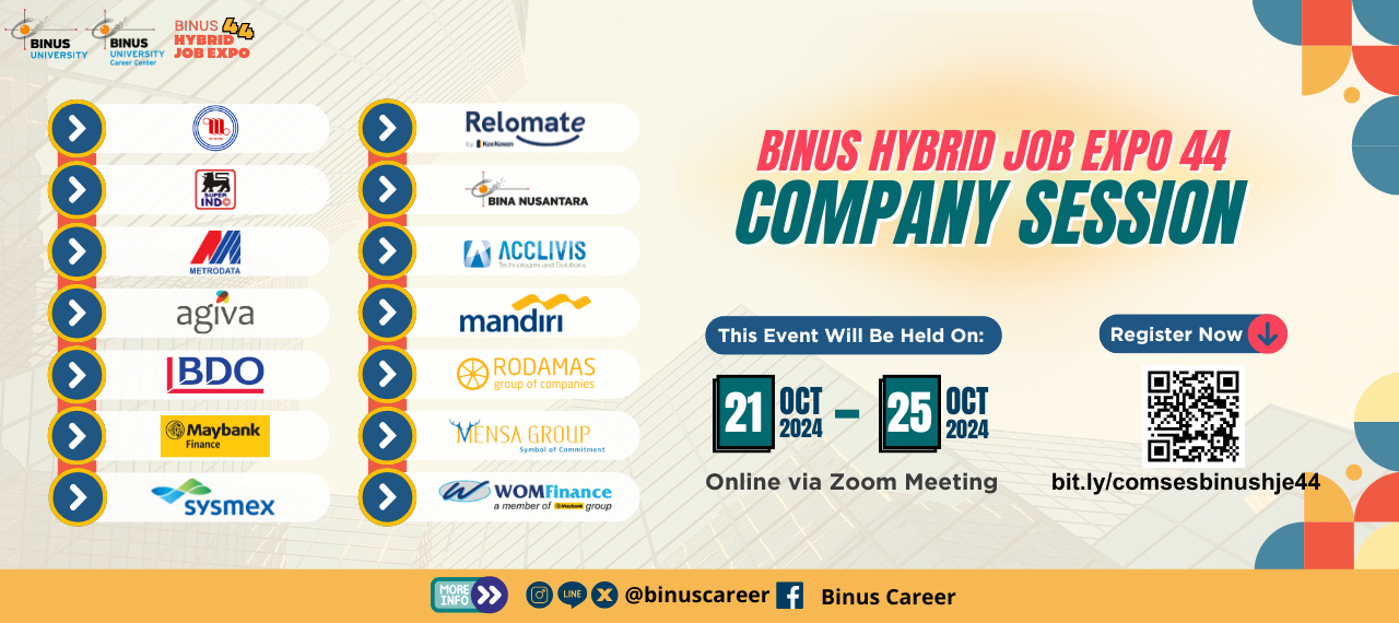 COMPANY SESSION BINUS JOB EXPO 44