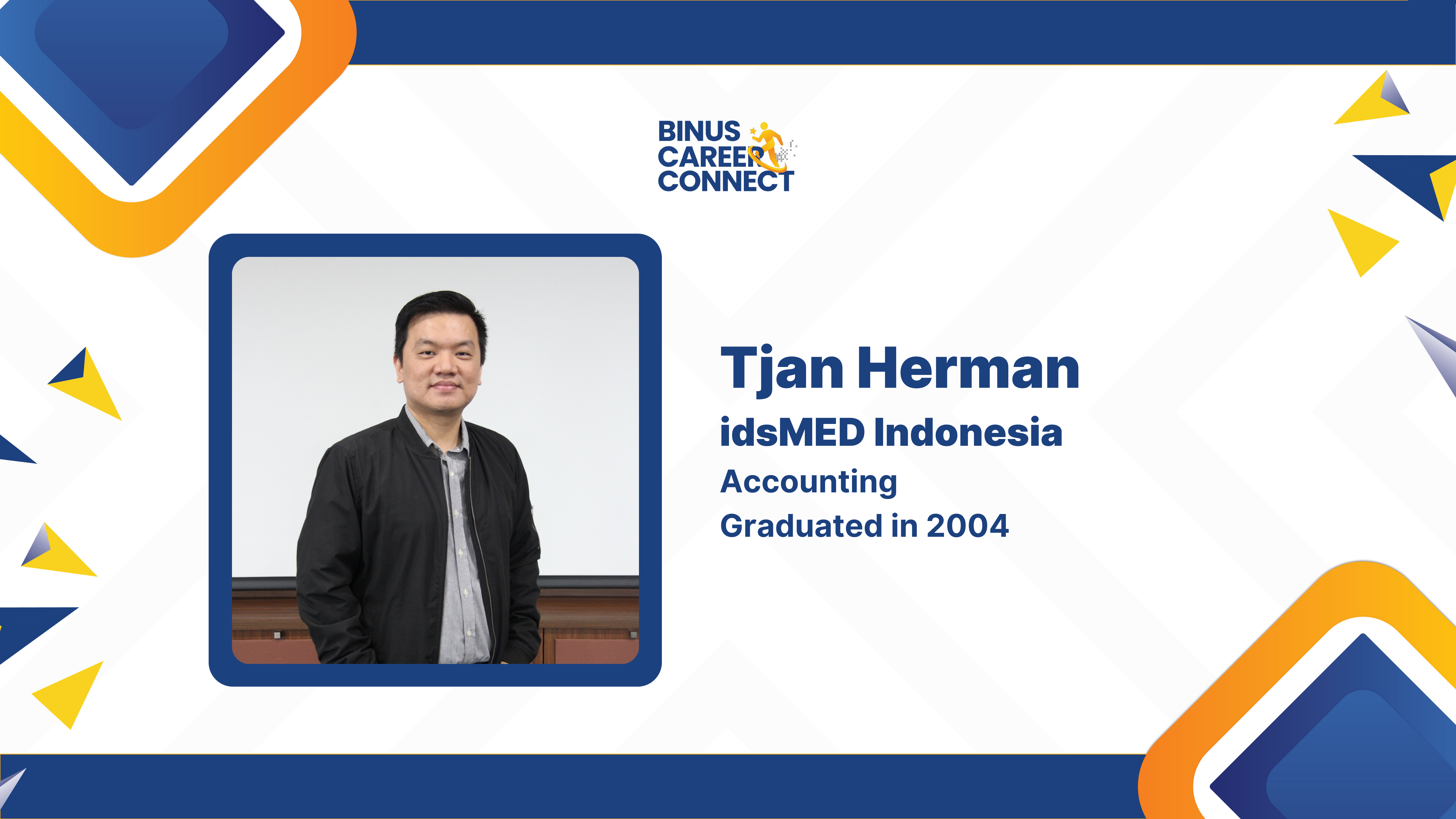 BINUS Career Connect 2024  - Tjan Herman dari idsMED Indonesia