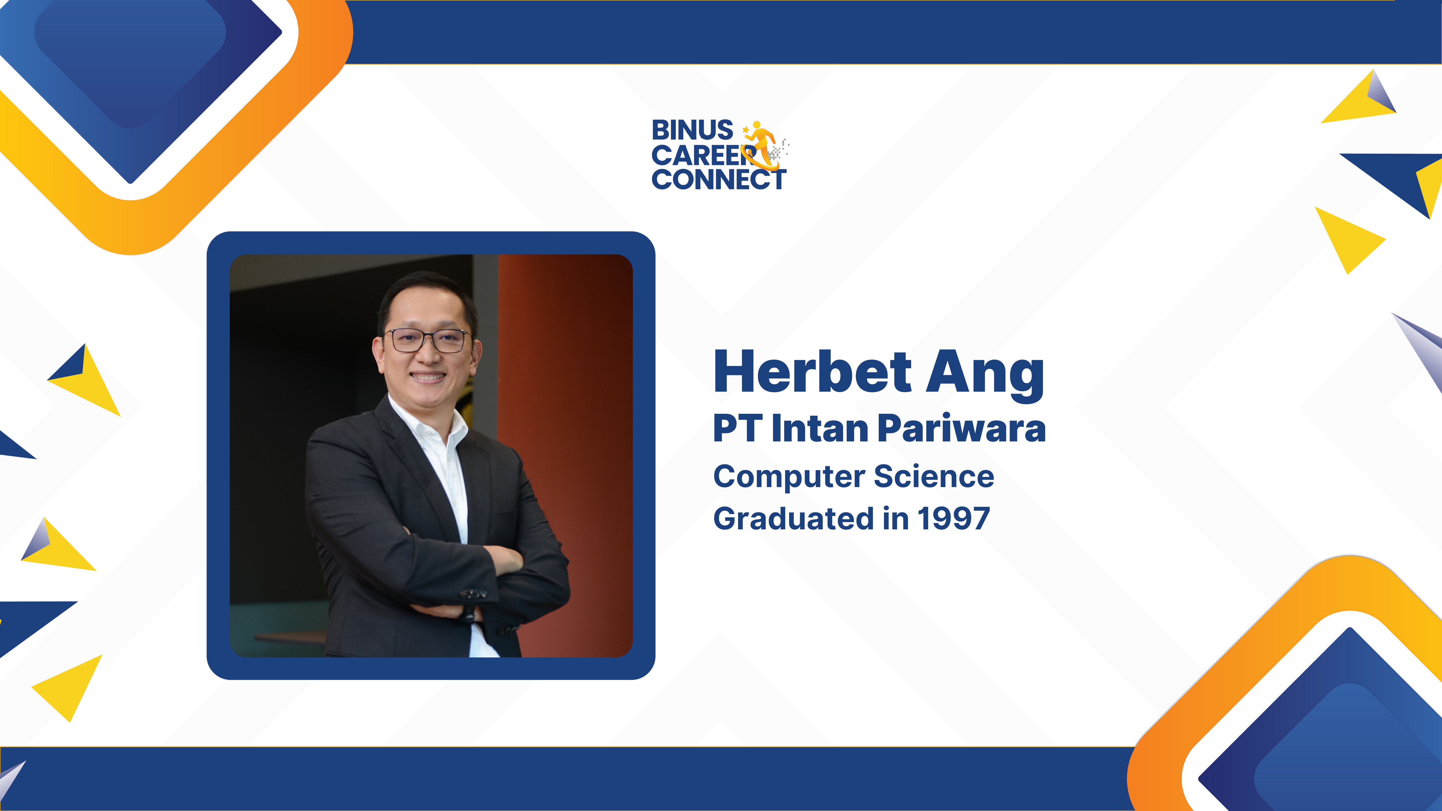 BINUS Career Connect 2024  - Herbet Ang dari PT Intan Pariwara 