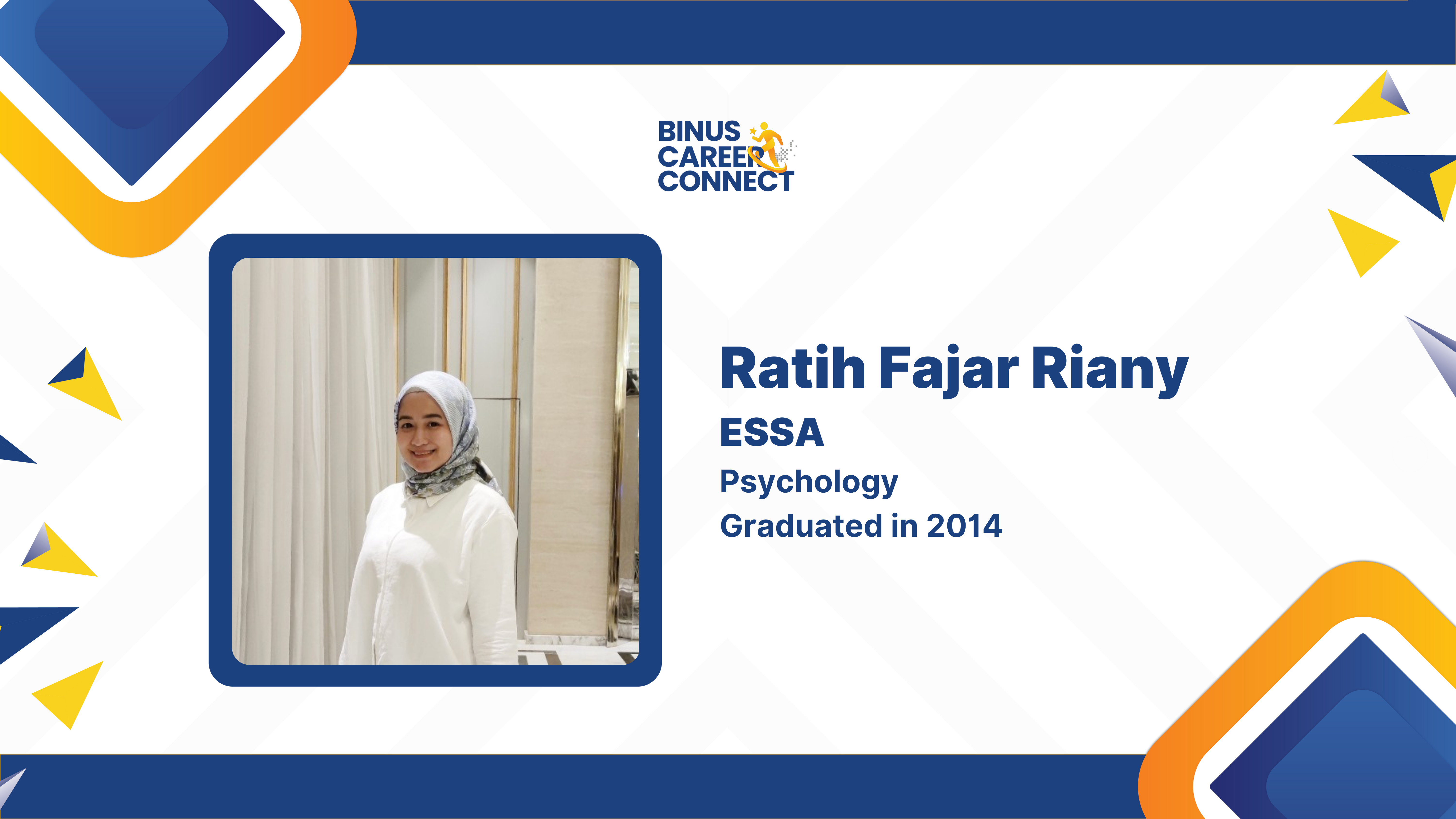 BINUS Career Connect 2024  - Ratih Fajar Riany dari ESSA