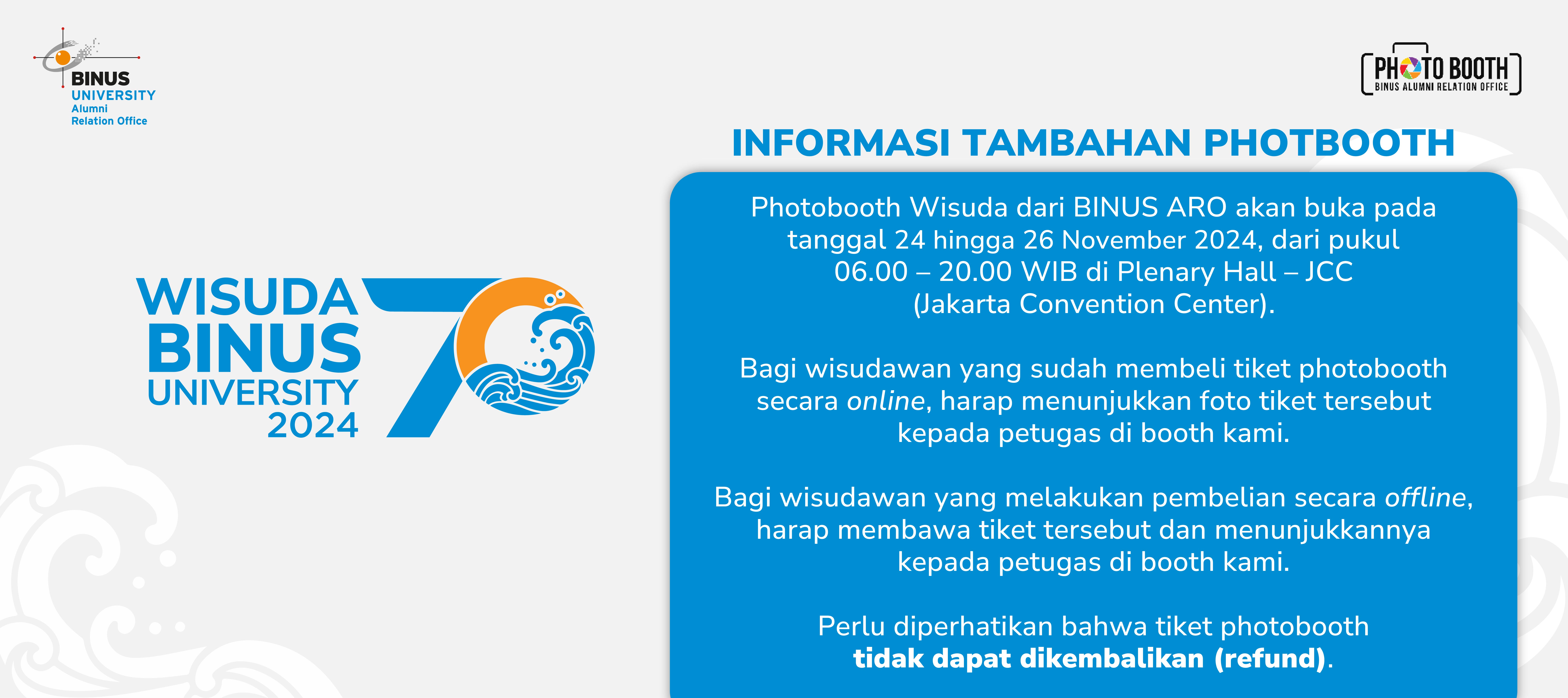 INFORMASI TAMBAHAN PHOTOBOOTH