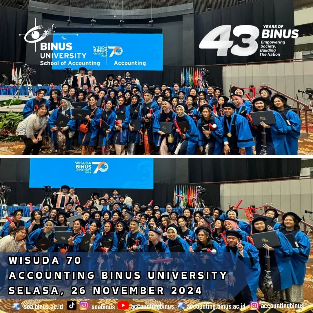 Selamat Wisuda ke-70, Accounting BINUS! 