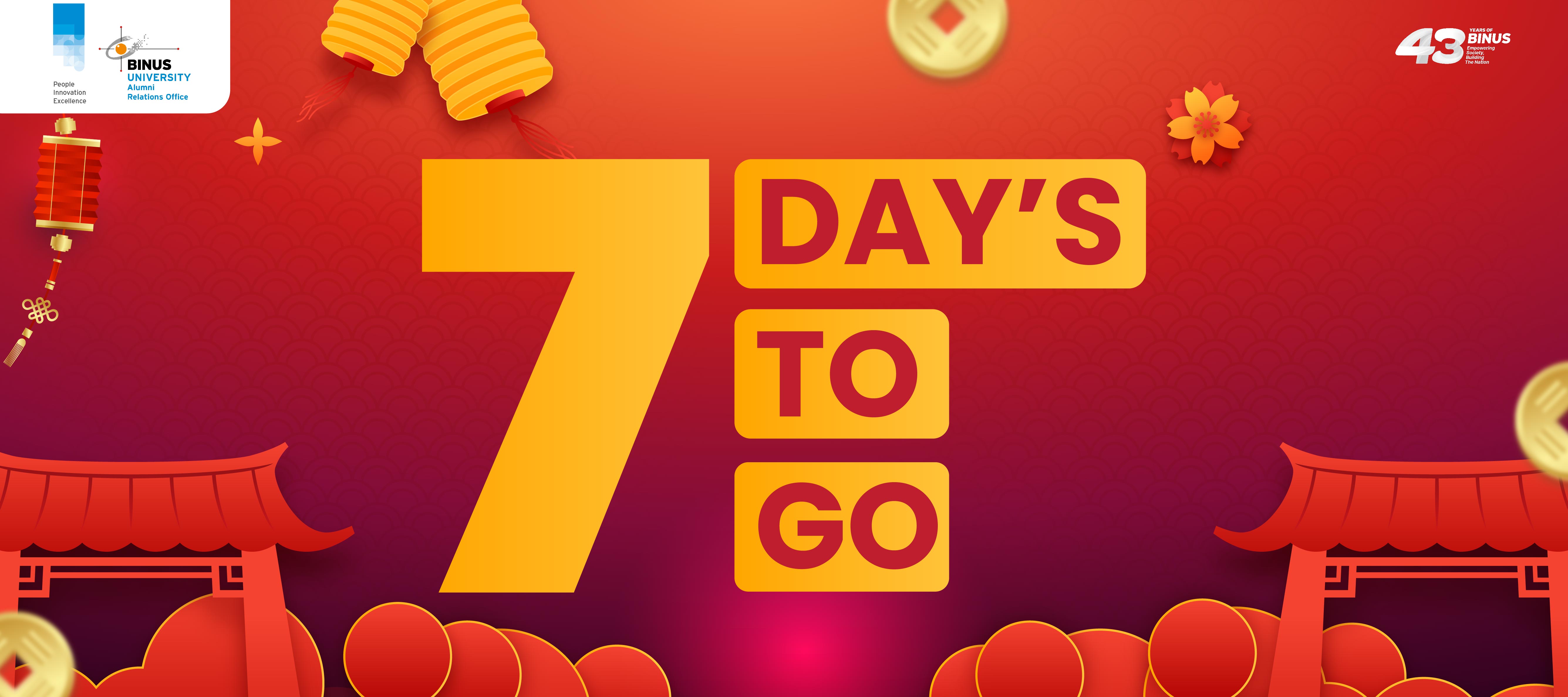 7 Hari Lagi Menuju Alumni Gathering BINUS Chapter @Medan!