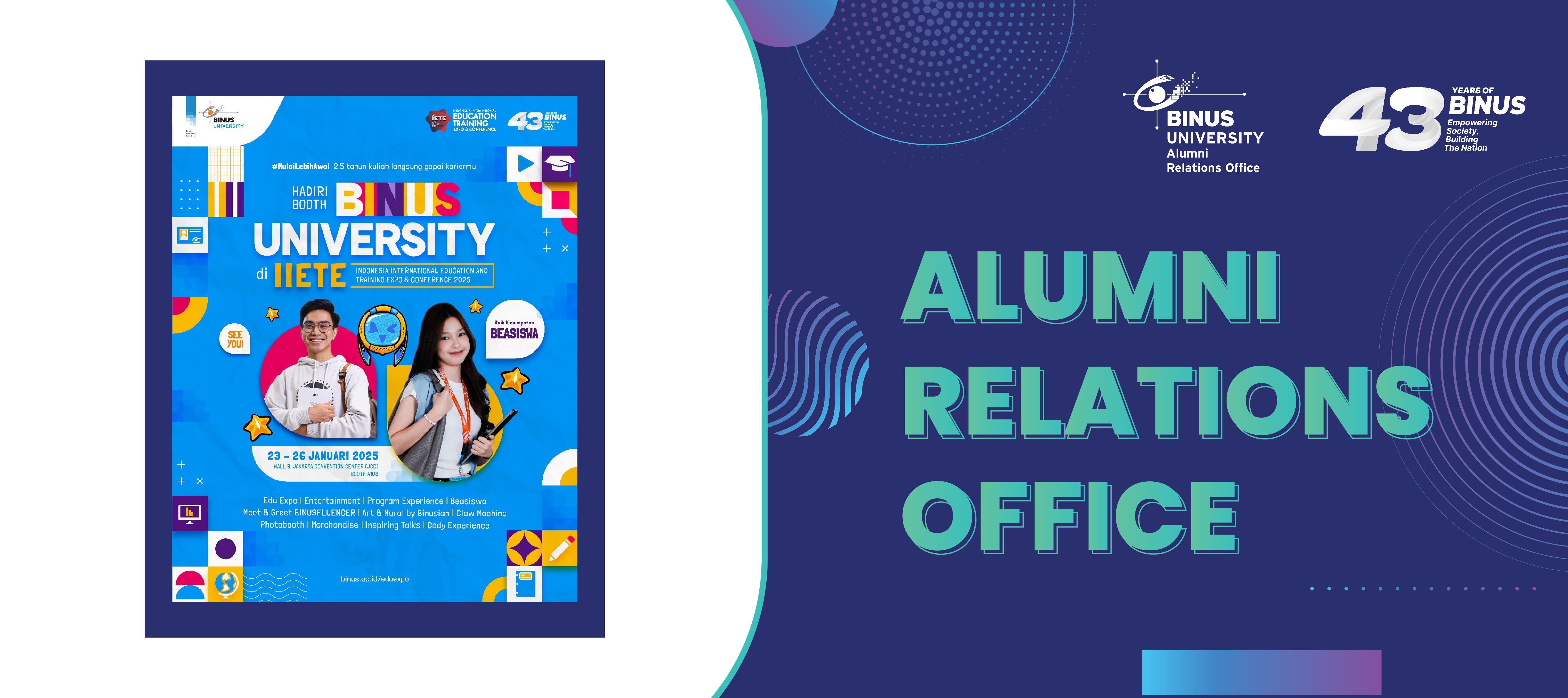 BINUS University kembali hadir di INDONESIA INTERNATIONAL EDUCATION AND TRAINING EXPO & CONFERENCE (