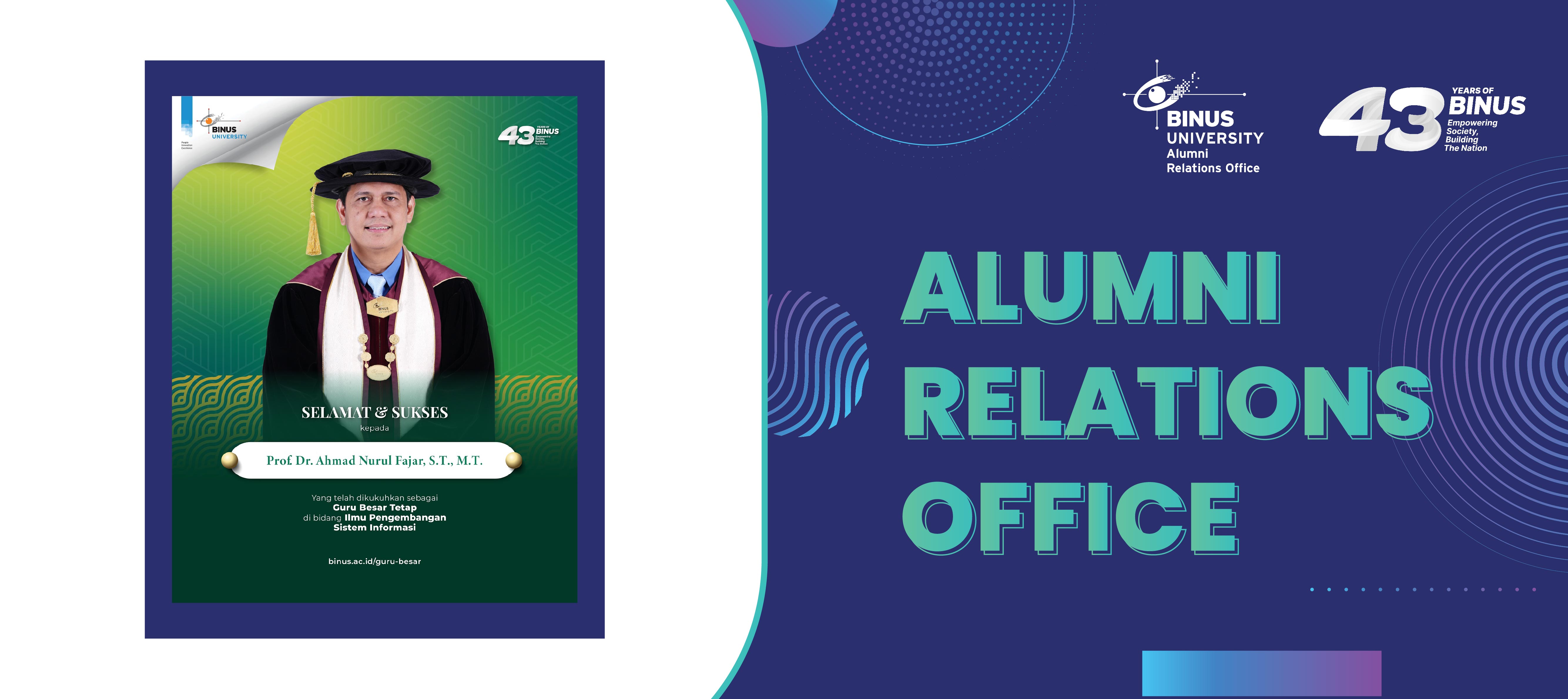 Selamat atas pengukuhan Prof. Dr. Ahmad Nurul Fajar, S.T., M.T. 