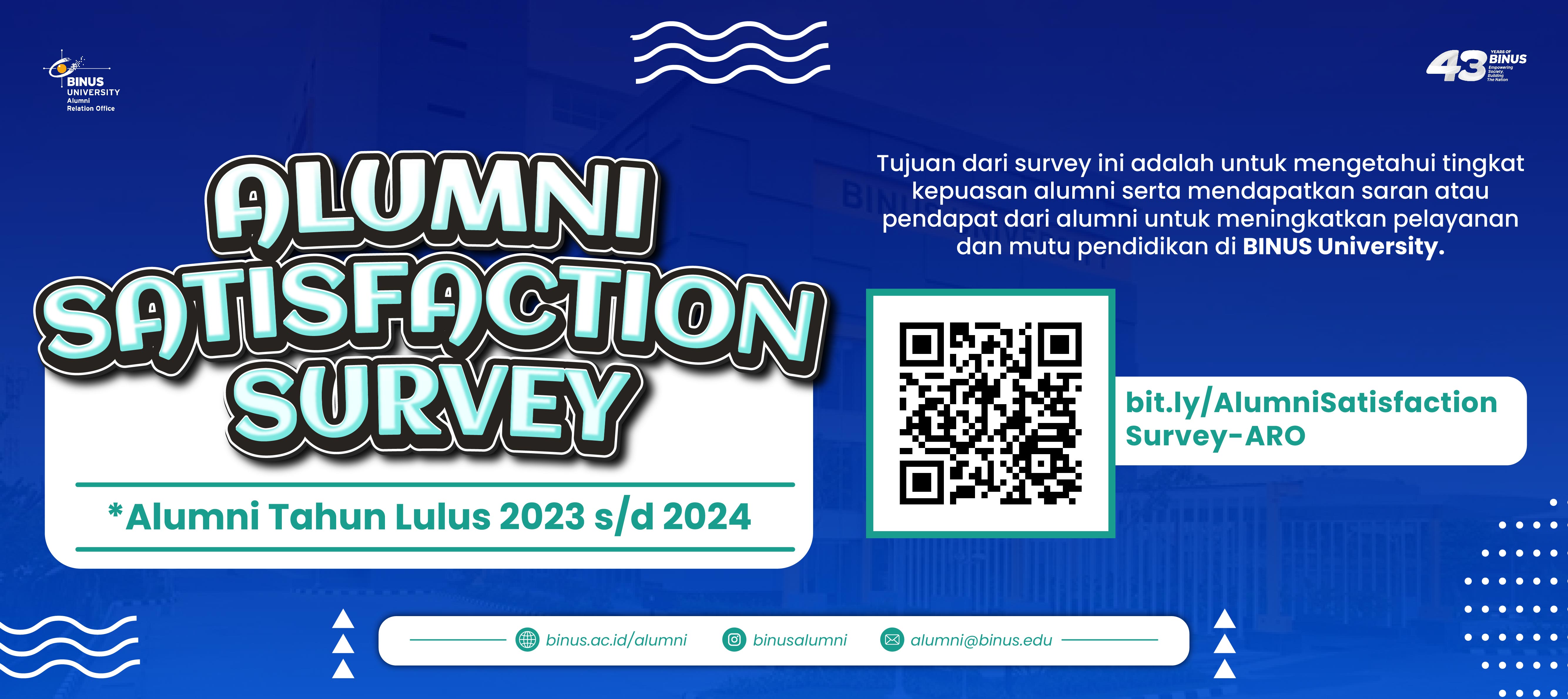 Alumni Tahun Lulus 2023-2024, Suarakan Pendapatmu!