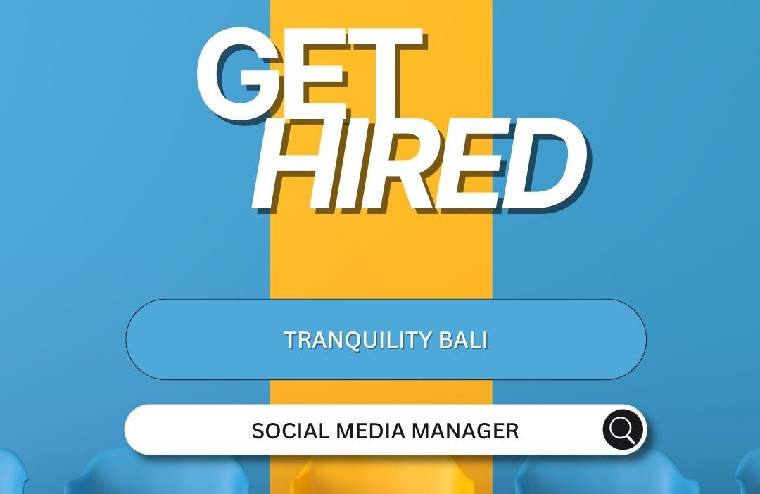 [JOB VACANCY] TRAINQUILITY BALI