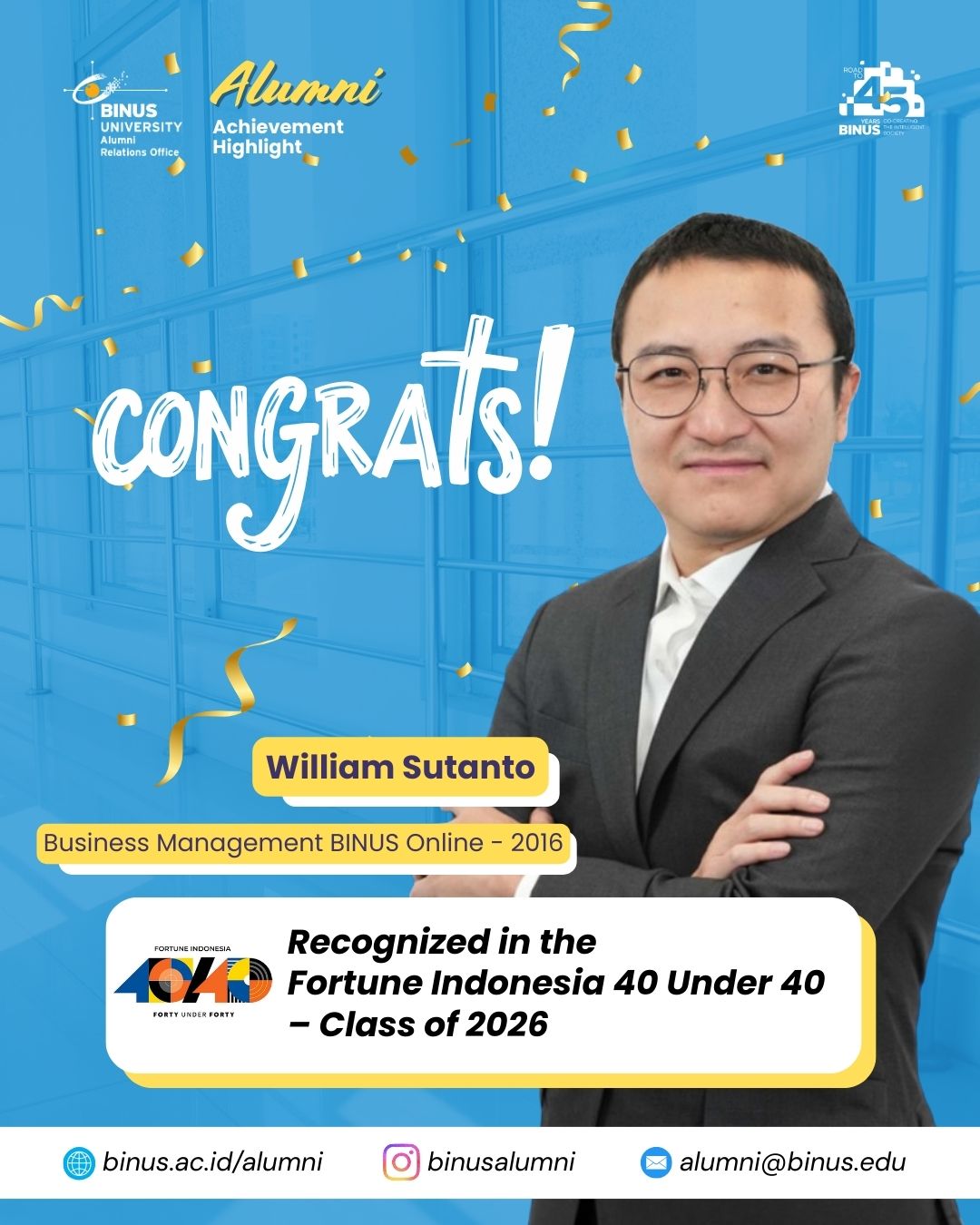 Alumni Achievement Highlight