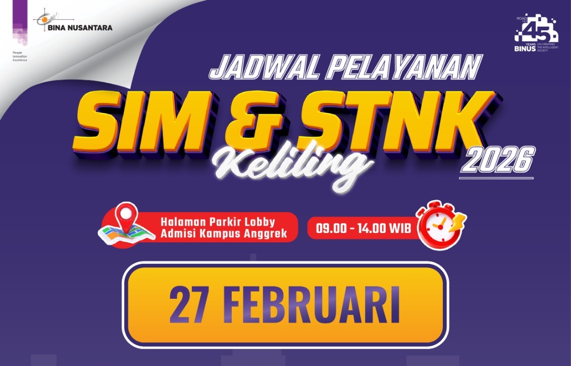 PELAYANAN SIM DAN ESTNK KELILING BINUS